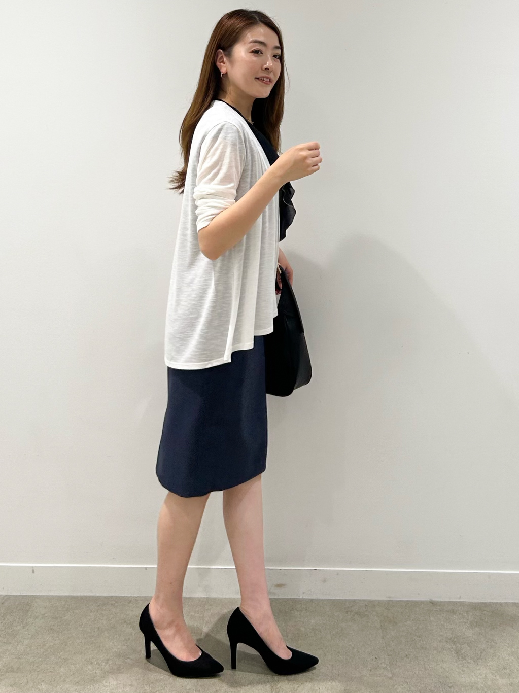 hayaseさんの「COUP DE CHANCE｜【洗える】着流しカーディガン」を使ったコーディネート