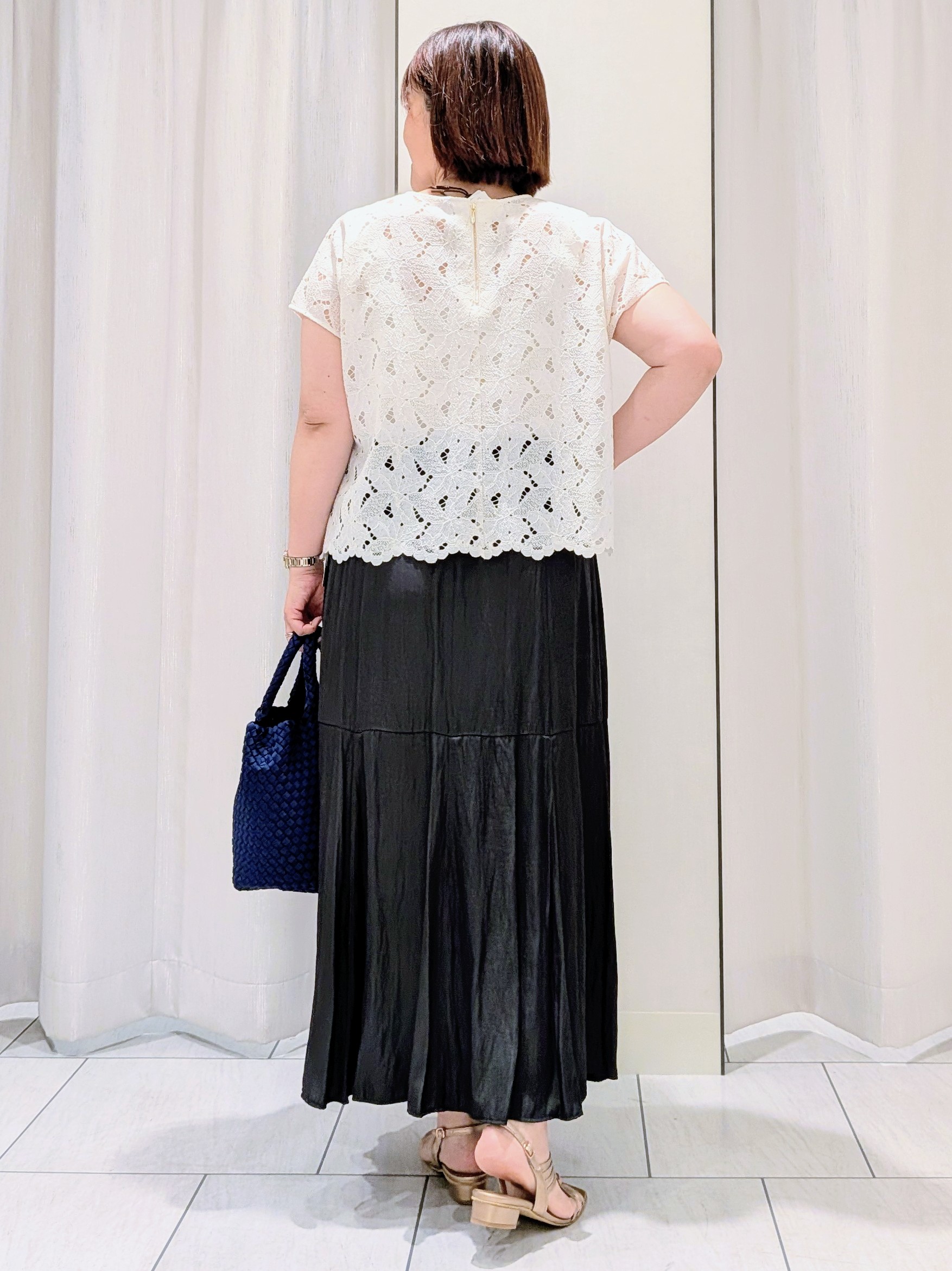 Onumaさんの「UNTITLED｜【秋羽織り/ジップ】トリコットシアーブラウス」を使ったコーディネート