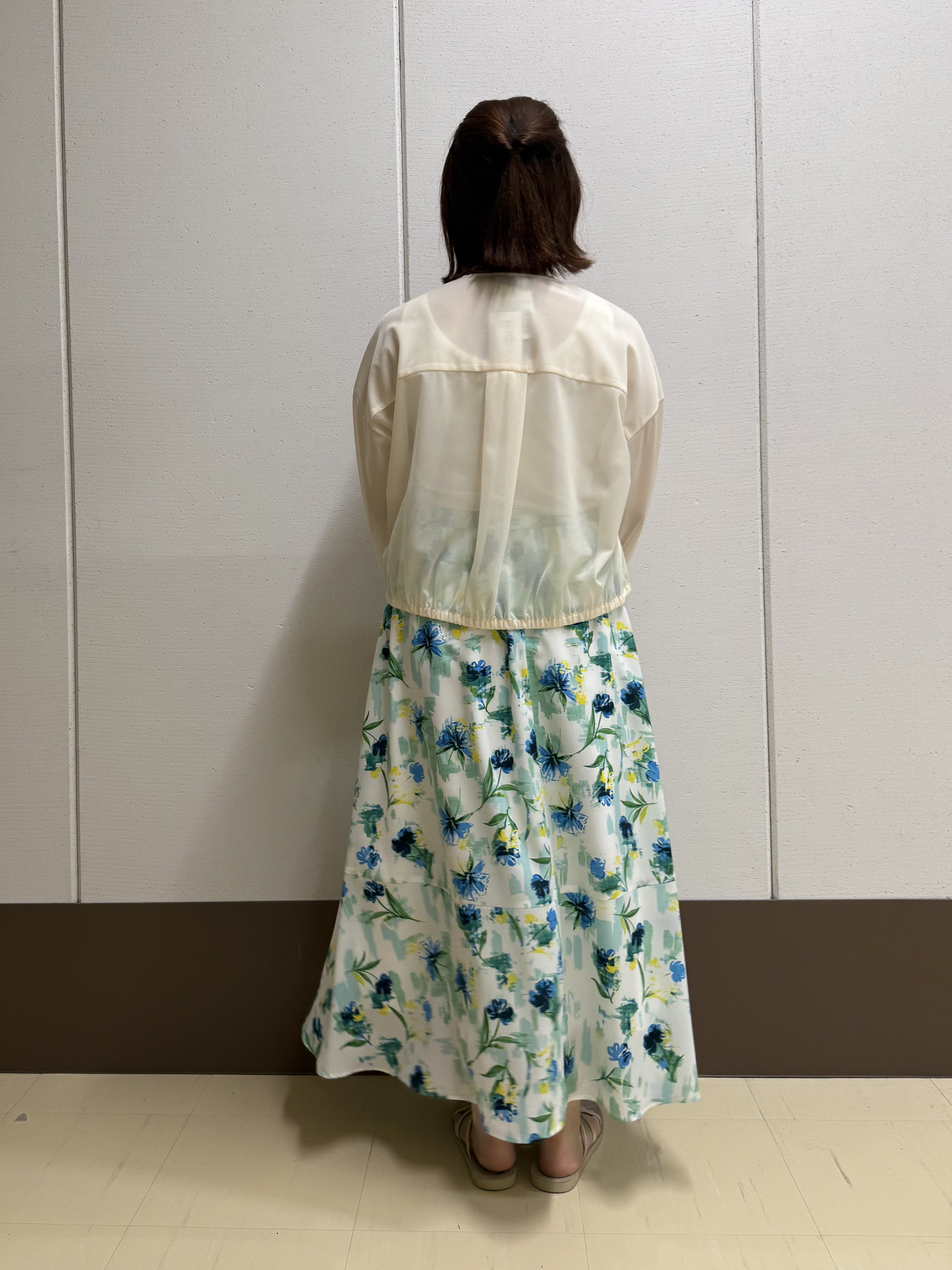 Rikoさんの「INDIVI｜【洗える／前後2WAY】インナータンクトップ」を使ったコーディネート