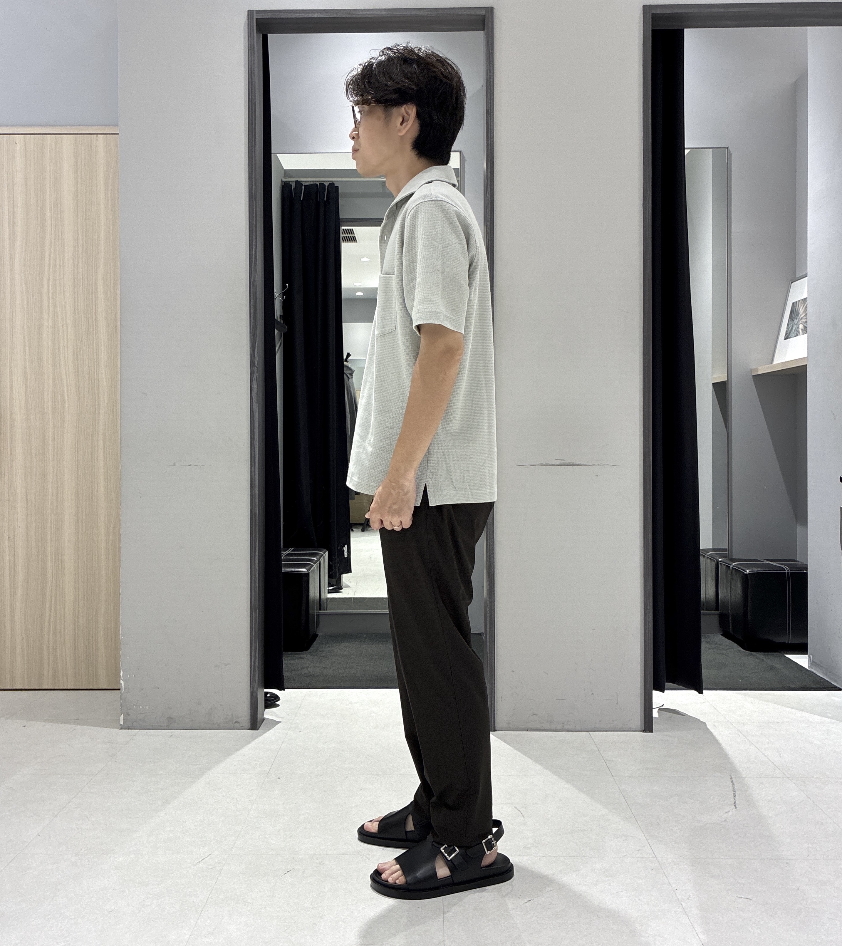 わいずみさんの「TAKEO KIKUCHI｜【抗菌防臭】ステイフレッシュ ポロシャツ」を使ったコーディネート