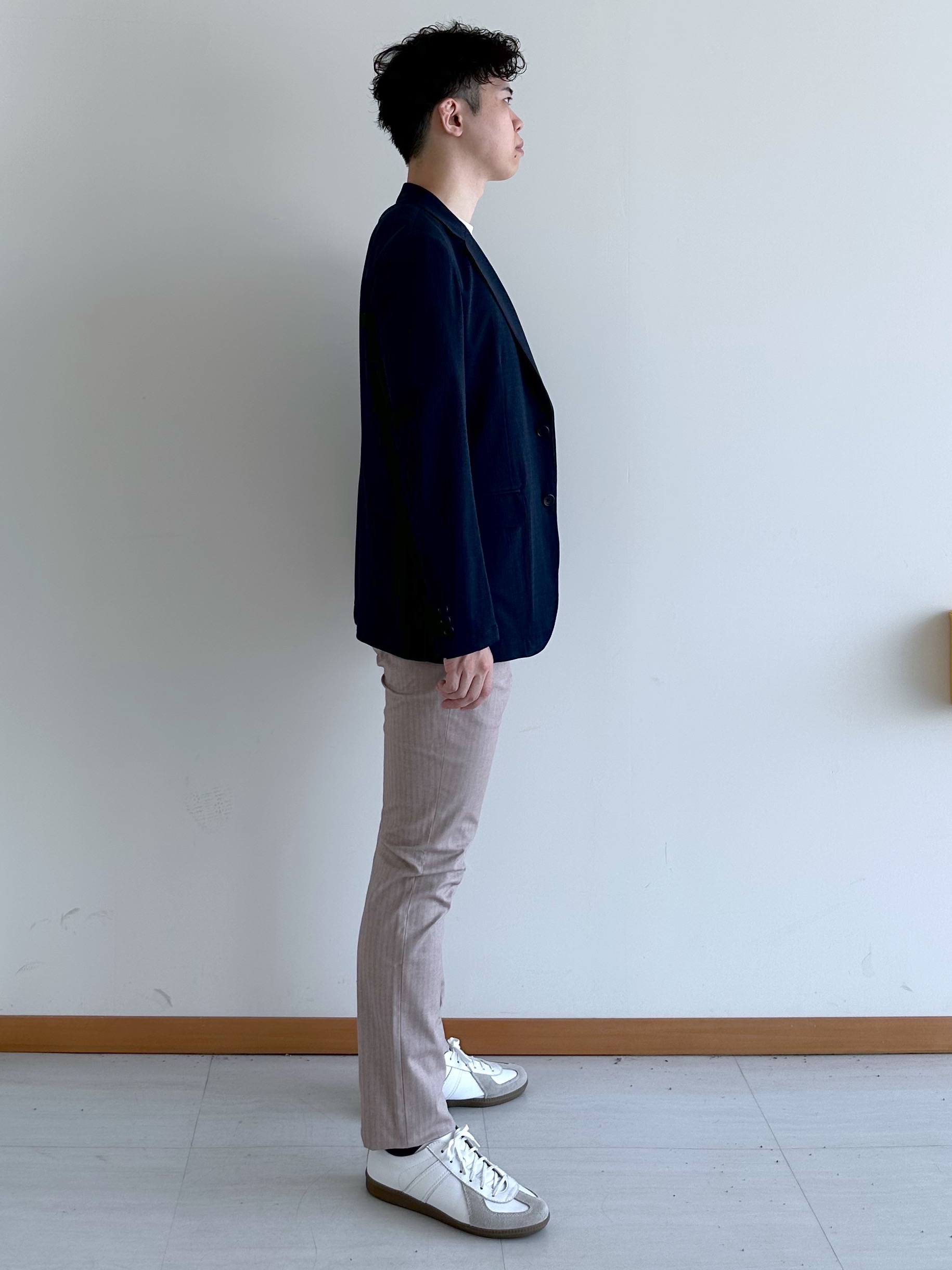 イッシーさんの「TAKEO KIKUCHI｜【Begin5月号掲載/通気性】トリコットサッカー ジャケット」を使ったコーディネート