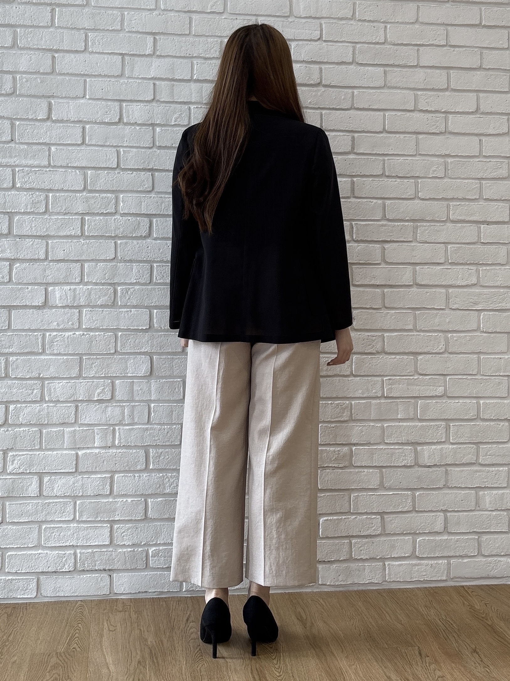 sayaさんの「COUP DE CHANCE｜【手洗い可／日本製】シアーテーラード ジャケット」を使ったコーディネート