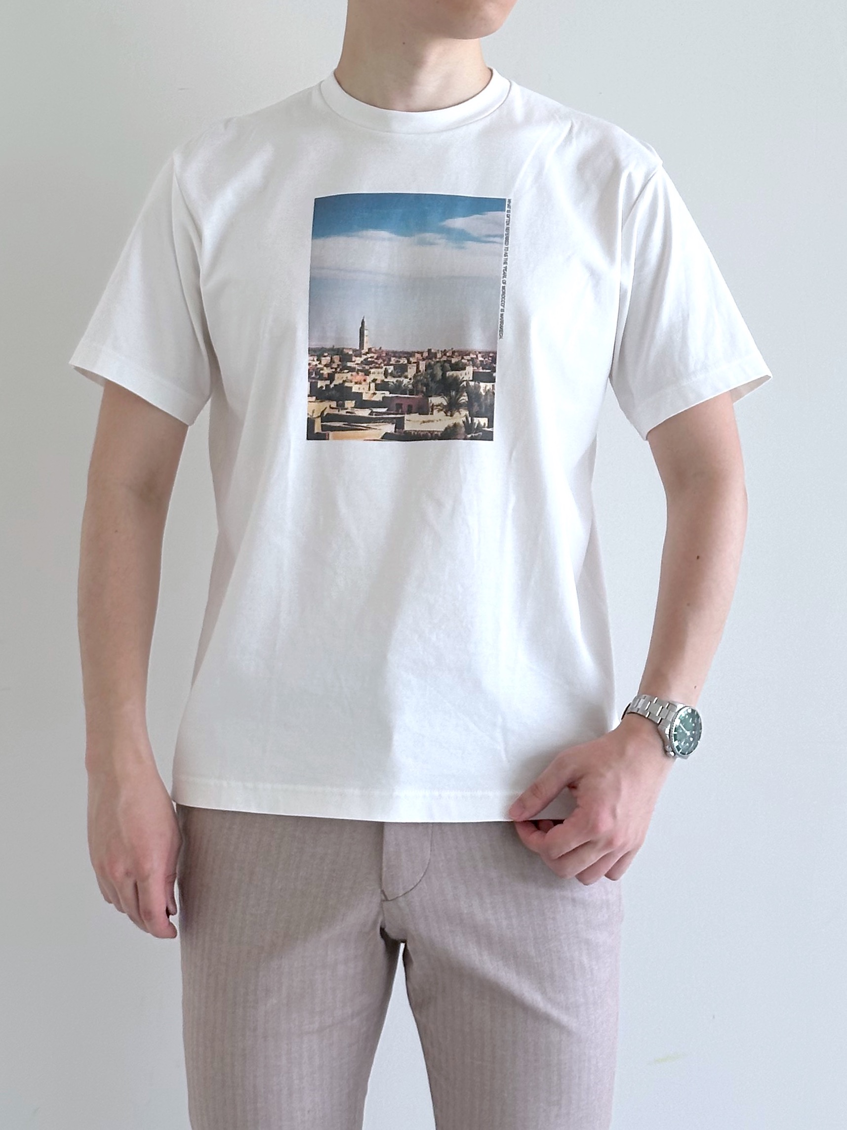 イッシーさんの「TAKEO KIKUCHI｜【Begin5月号掲載/通気性】トリコットサッカー ジャケット」を使ったコーディネート