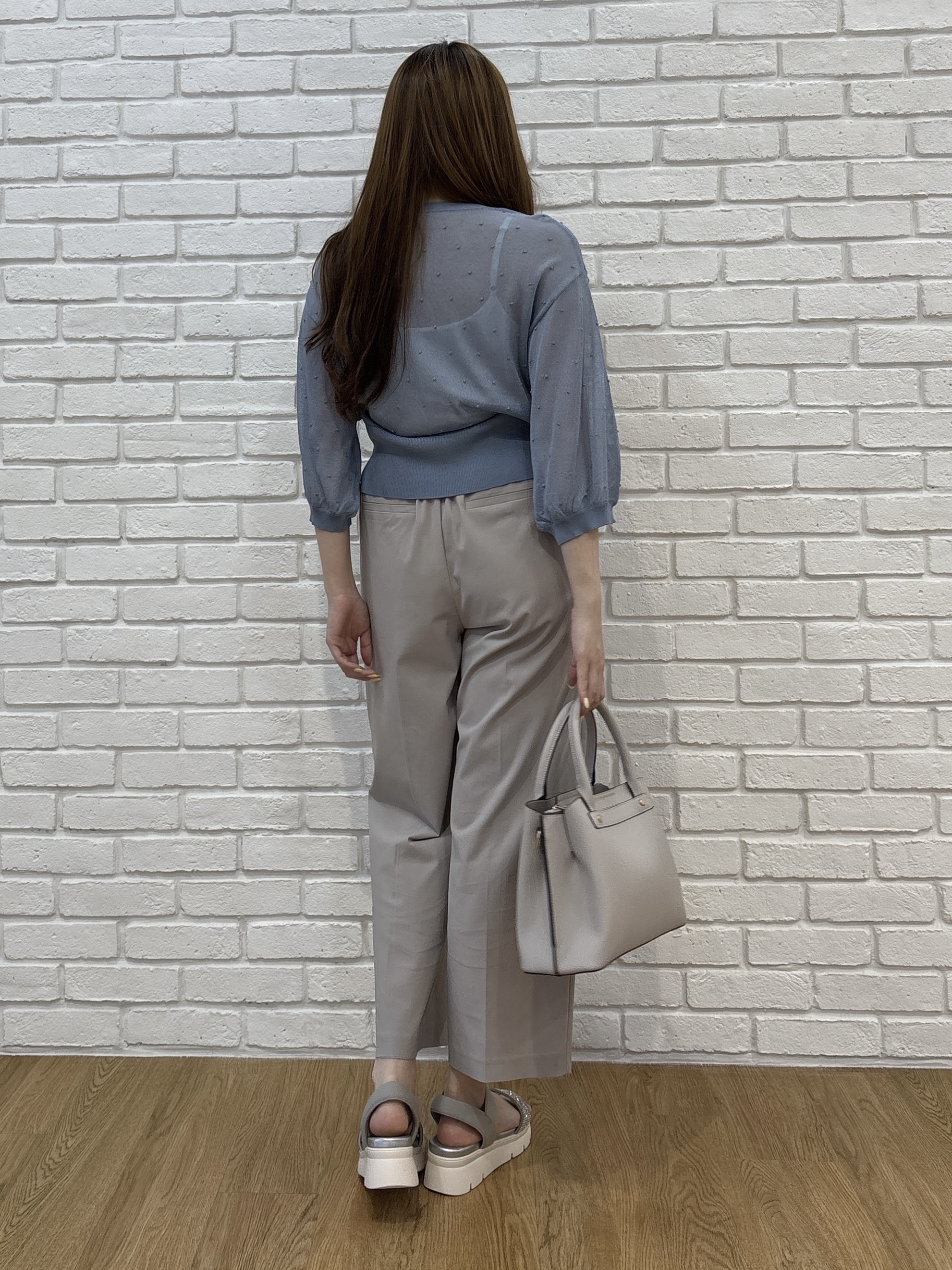 sayaさんの「grove｜シアードットカーディガン」を使ったコーディネート
