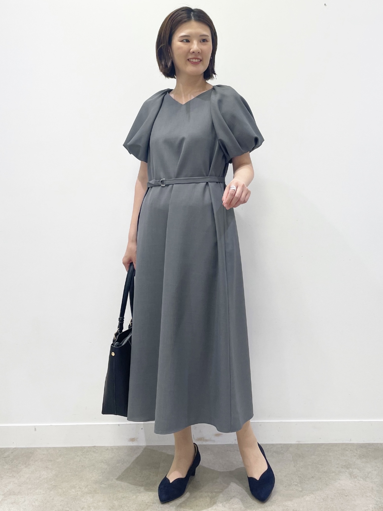 あやたかさんの「Reflect｜【UVカット／手洗い可】パフスリーブ Vネックワンピース」を使ったコーディネート