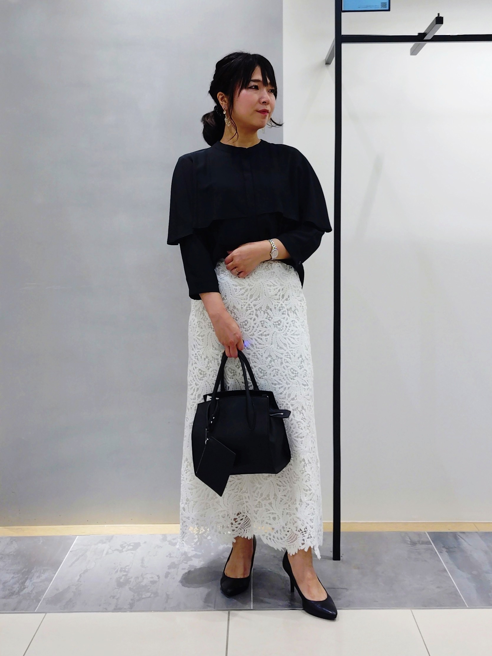 TOMOMIさんの「INDIVI｜【接触冷感/UVケア/着る日傘】ダブルジャケット」を使ったコーディネート