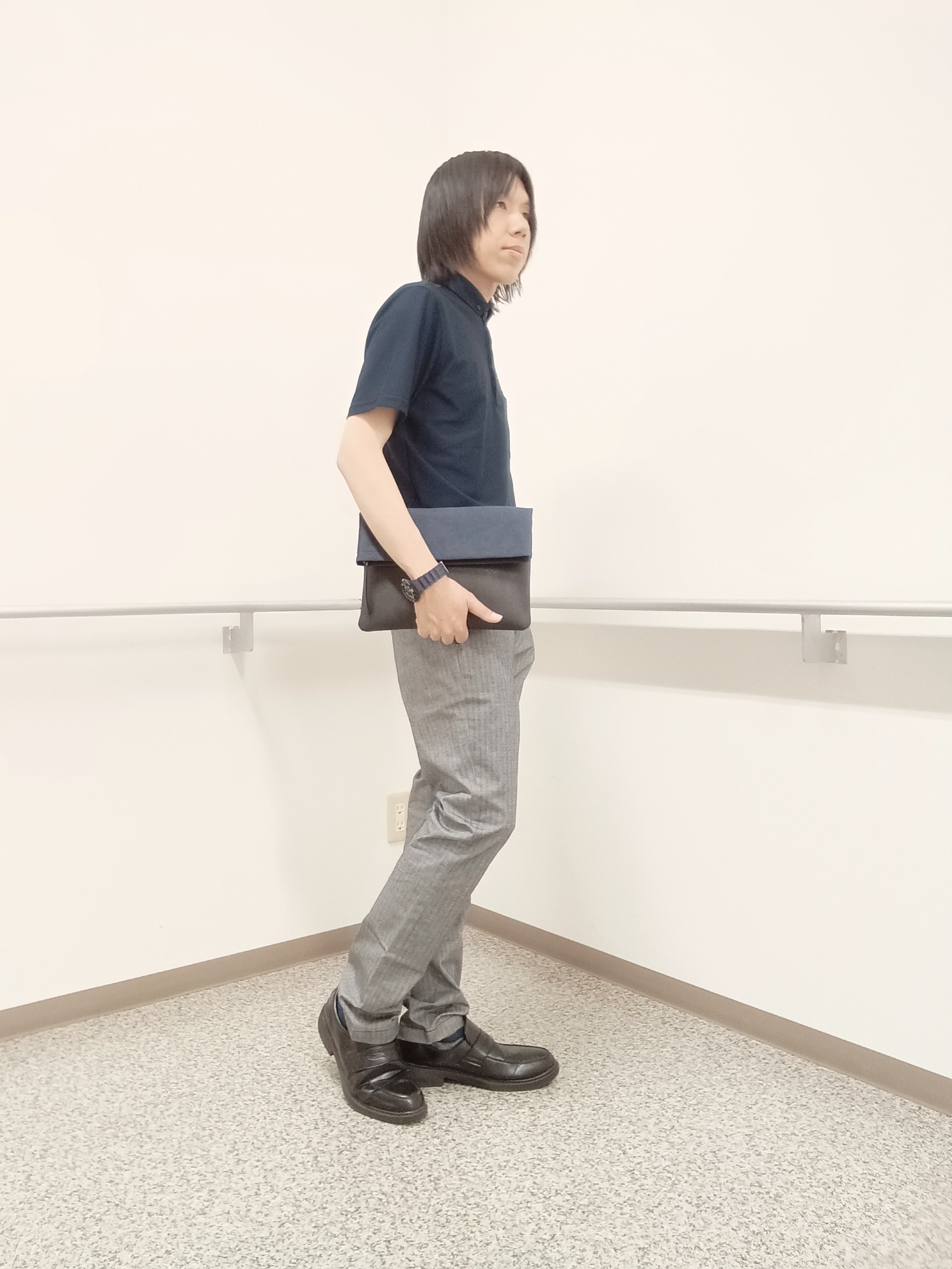 moritaさんの「TAKEO KIKUCHI｜【通気性】AIR TOOL ポロシャツ」を使ったコーディネート