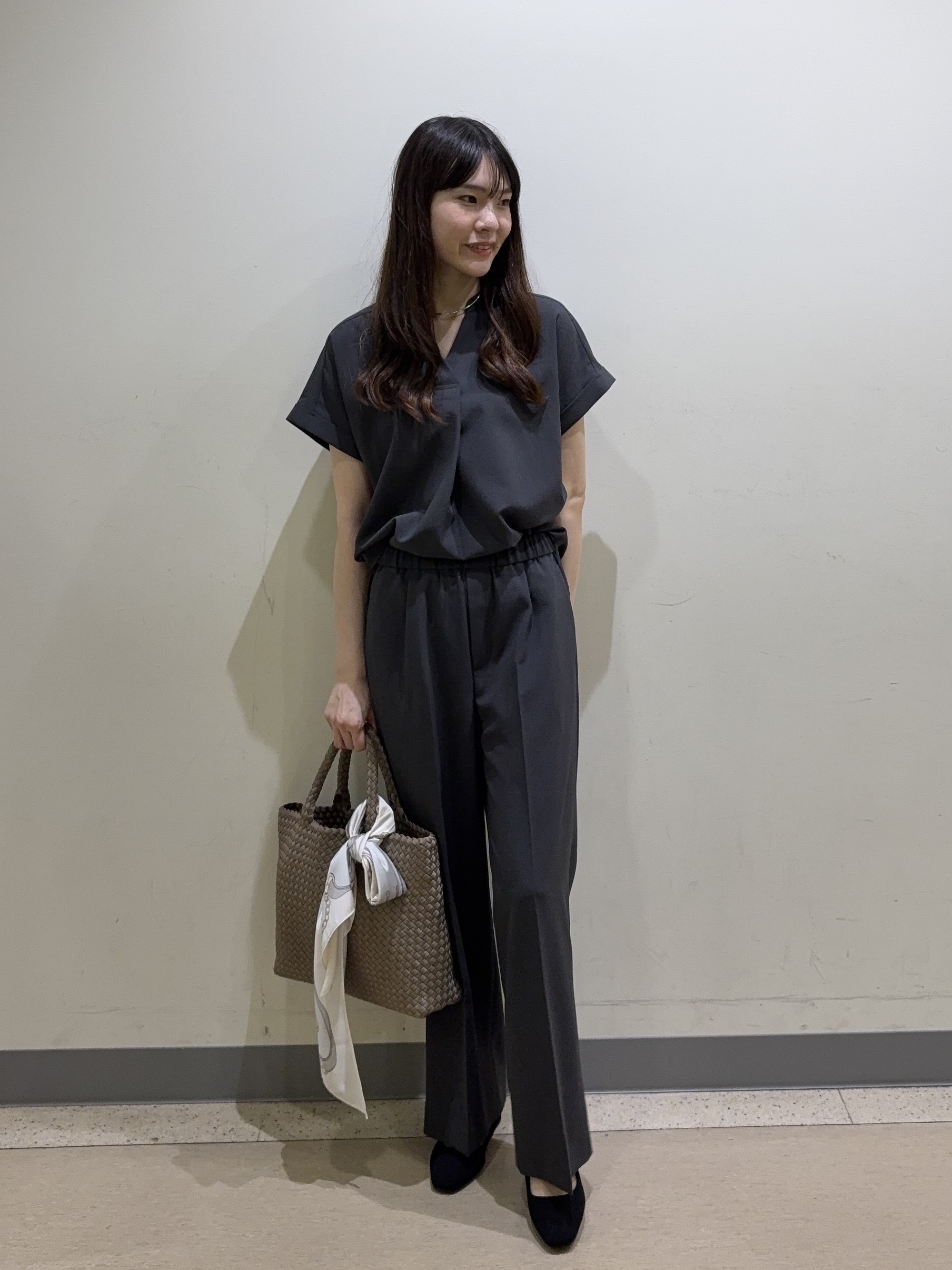 mayuさんの「UNTITLED｜【セットアップ可/UVカット】エアリークールブラウス」を使ったコーディネート