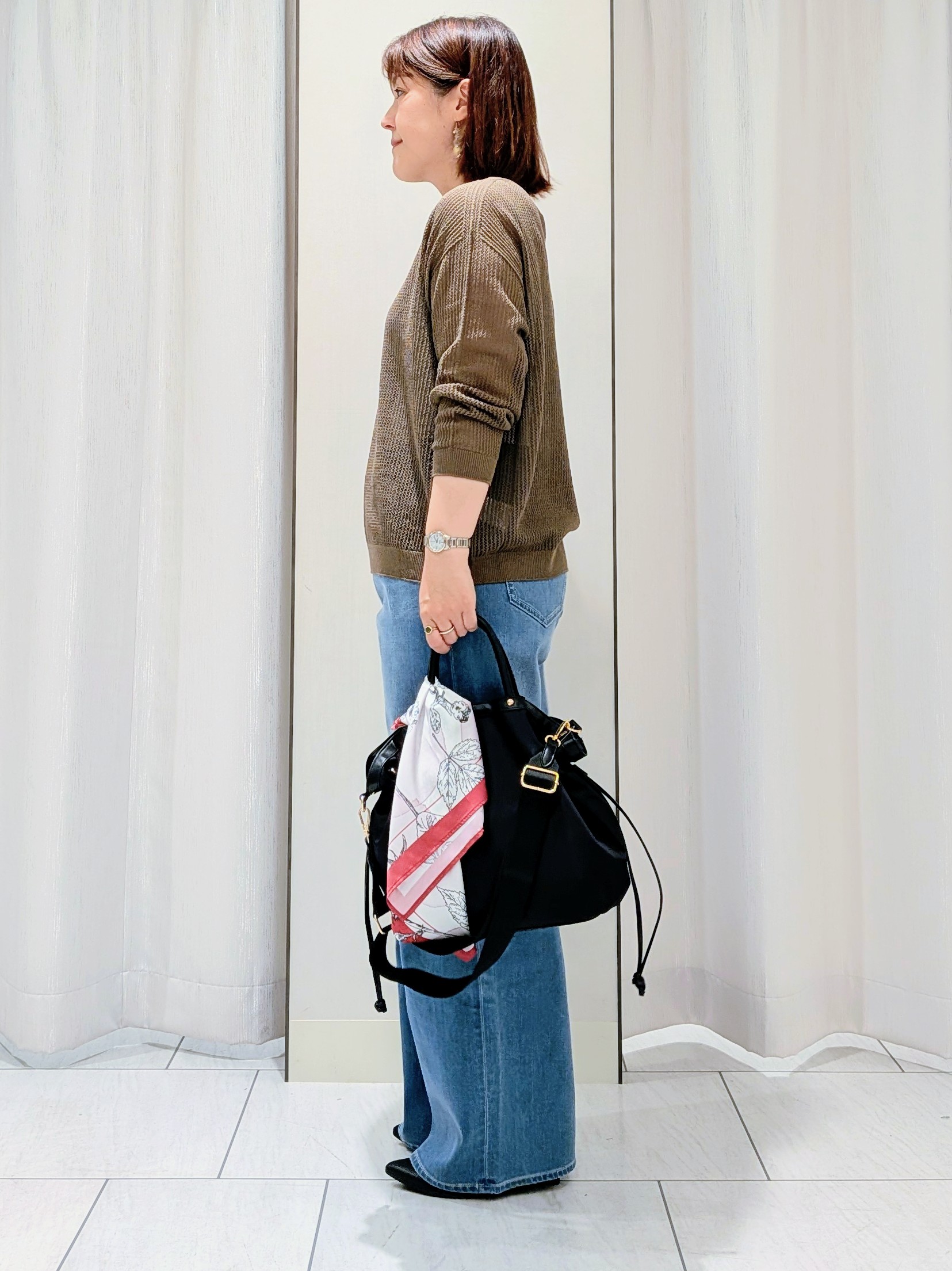Onumaさんの「UNTITLED｜◆シアーメッシュニット」を使ったコーディネート