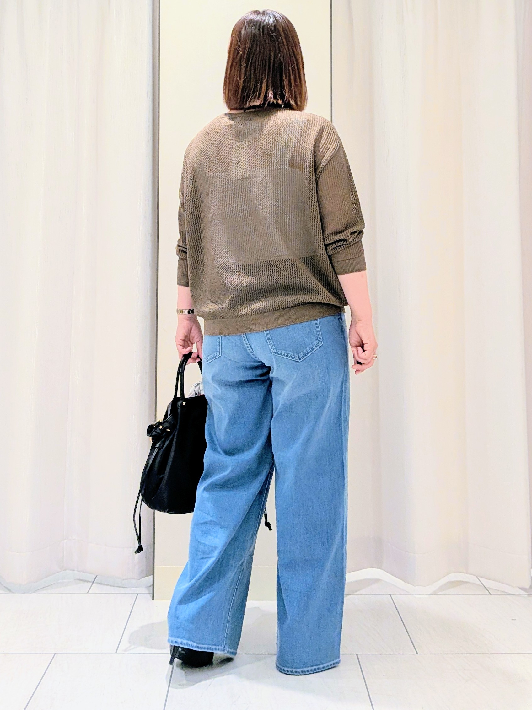 Onumaさんの「UNTITLED｜◆シアーメッシュニット」を使ったコーディネート