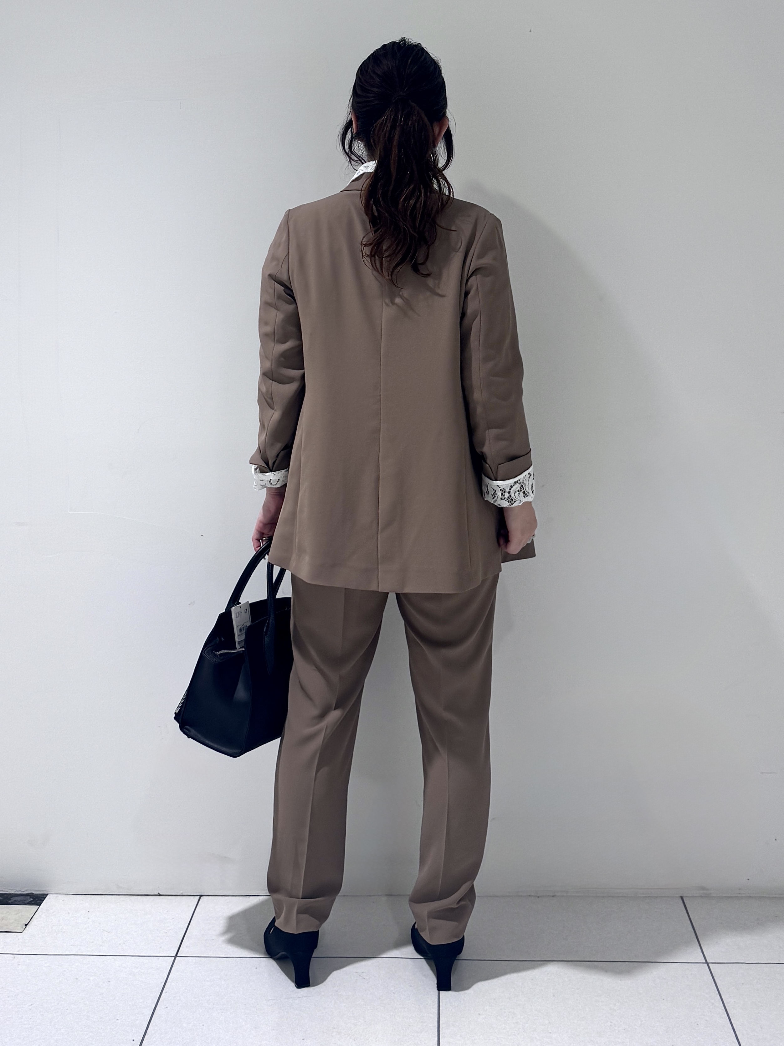 そんさんの「INDIVI｜【初秋/UVケア/着る日傘】ダブルジャケット」を使ったコーディネート