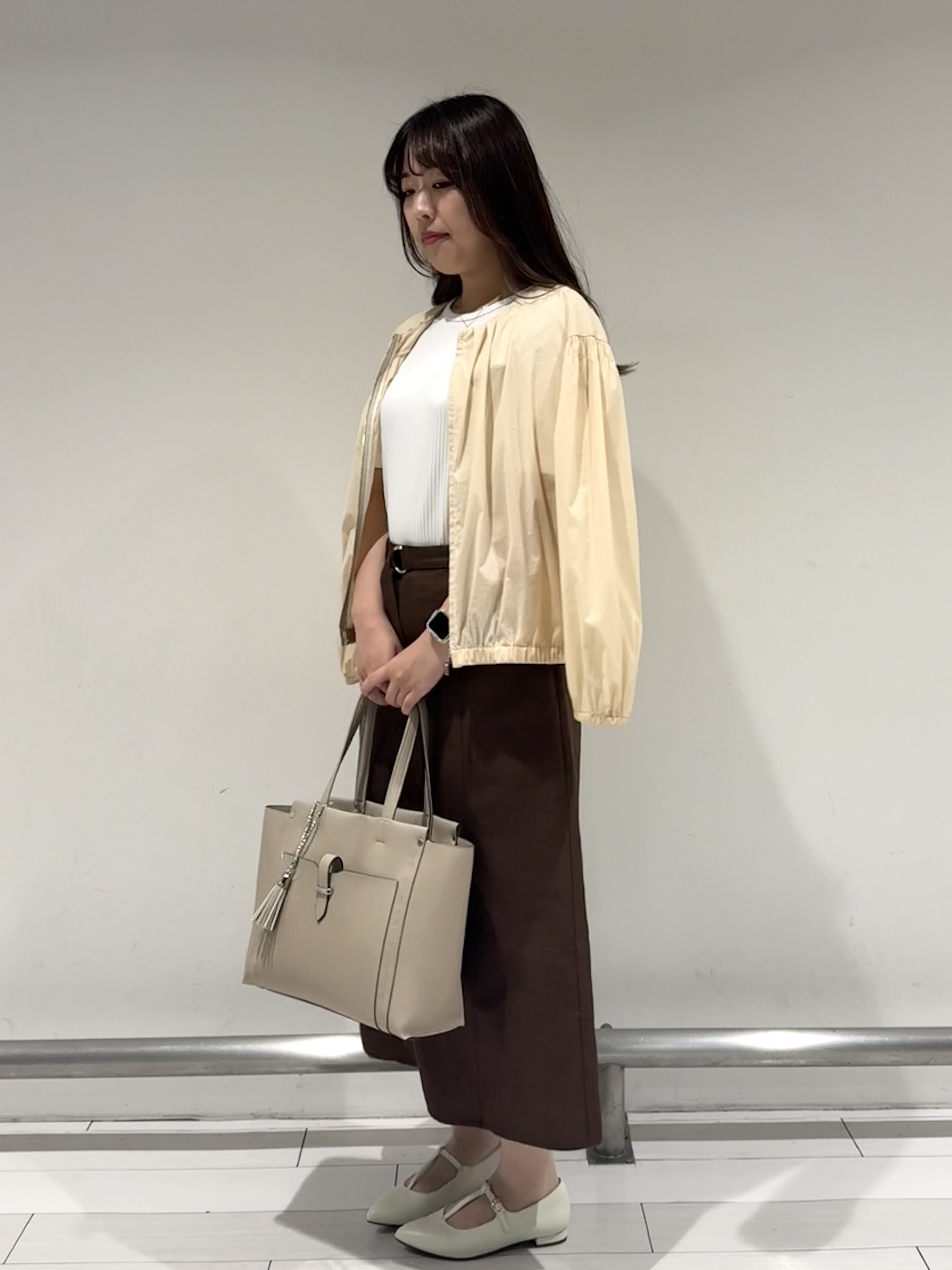 Azusaさんの「Reflect｜フロントファスナーシアーブルゾン」を使ったコーディネート