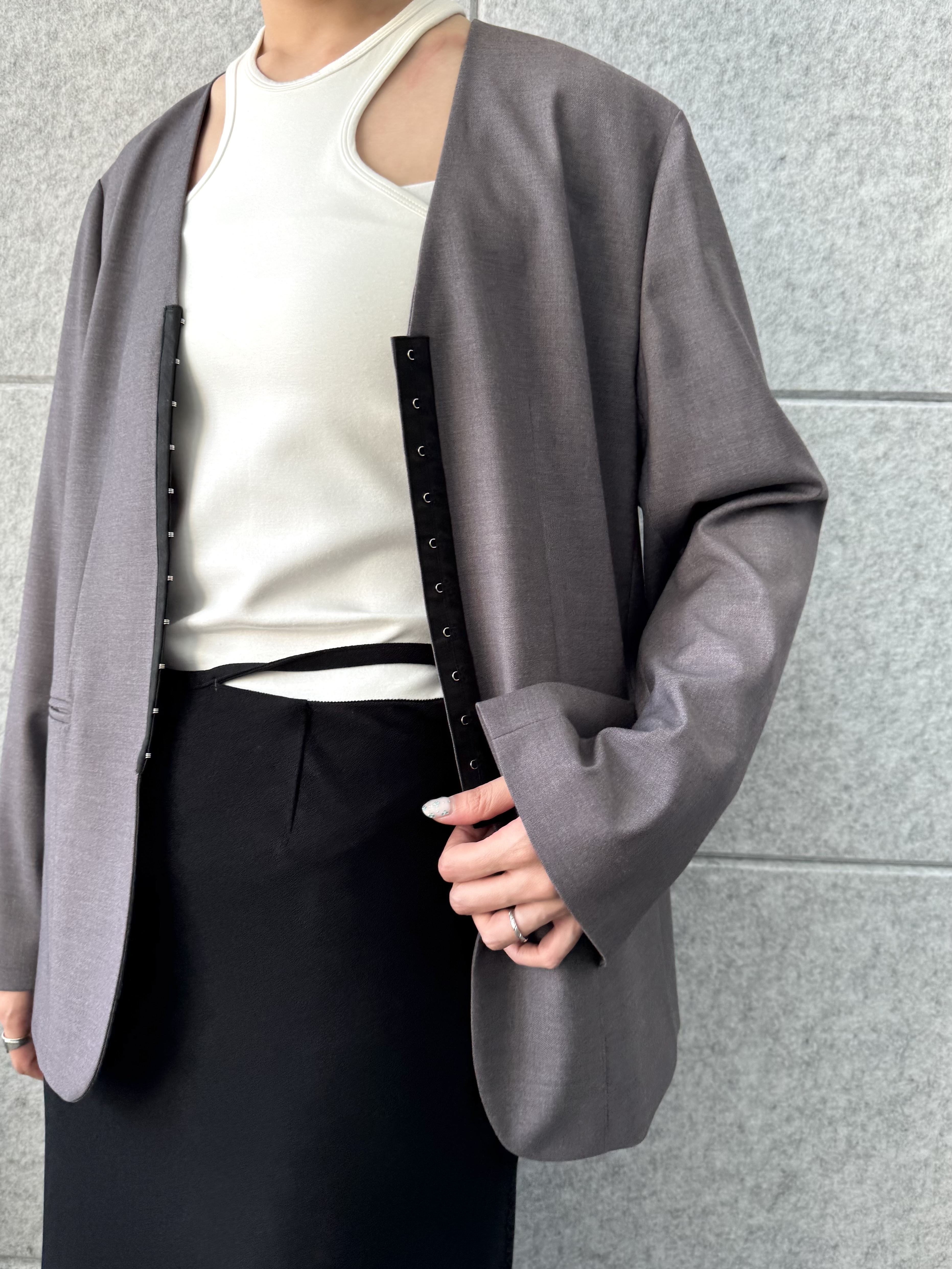 uchi__yamaさんの「CODE A｜【ReRe】easy－fit long skirt」を使ったコーディネート