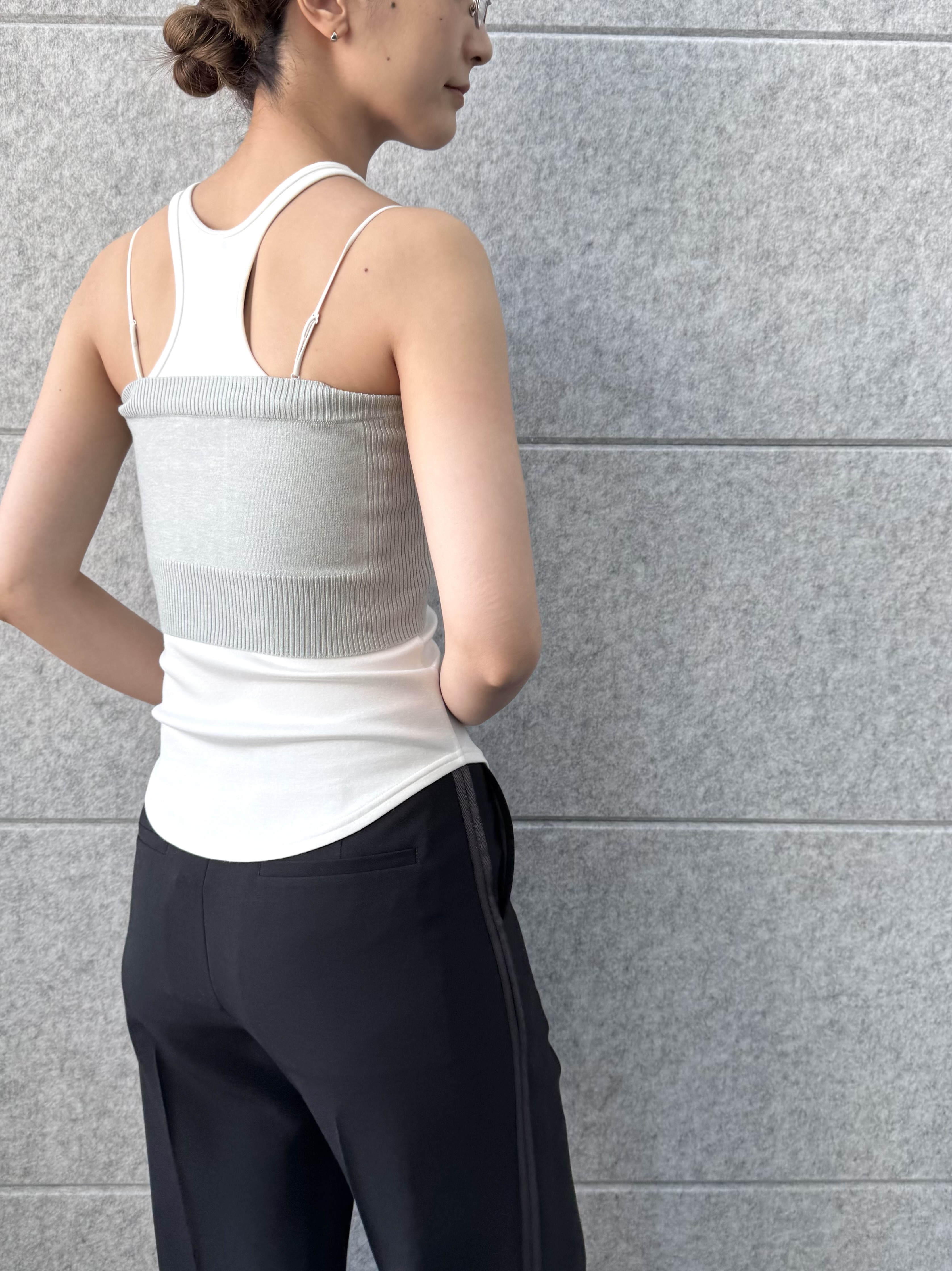uchi__yamaさんの「CODE A｜【Re】【Cup-in】design cut tank」を使ったコーディネート