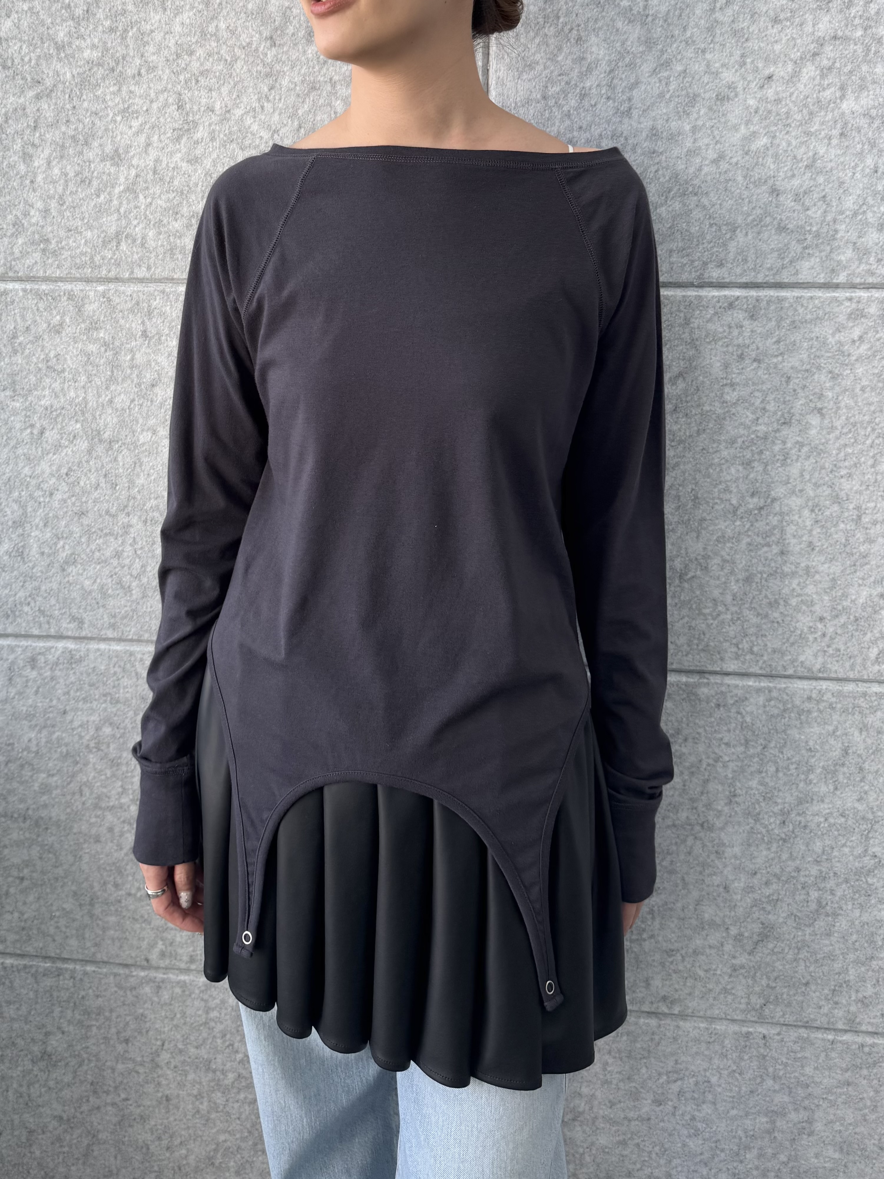 uchi__yamaさんの「CODE A｜leather like mini skirt」を使ったコーディネート