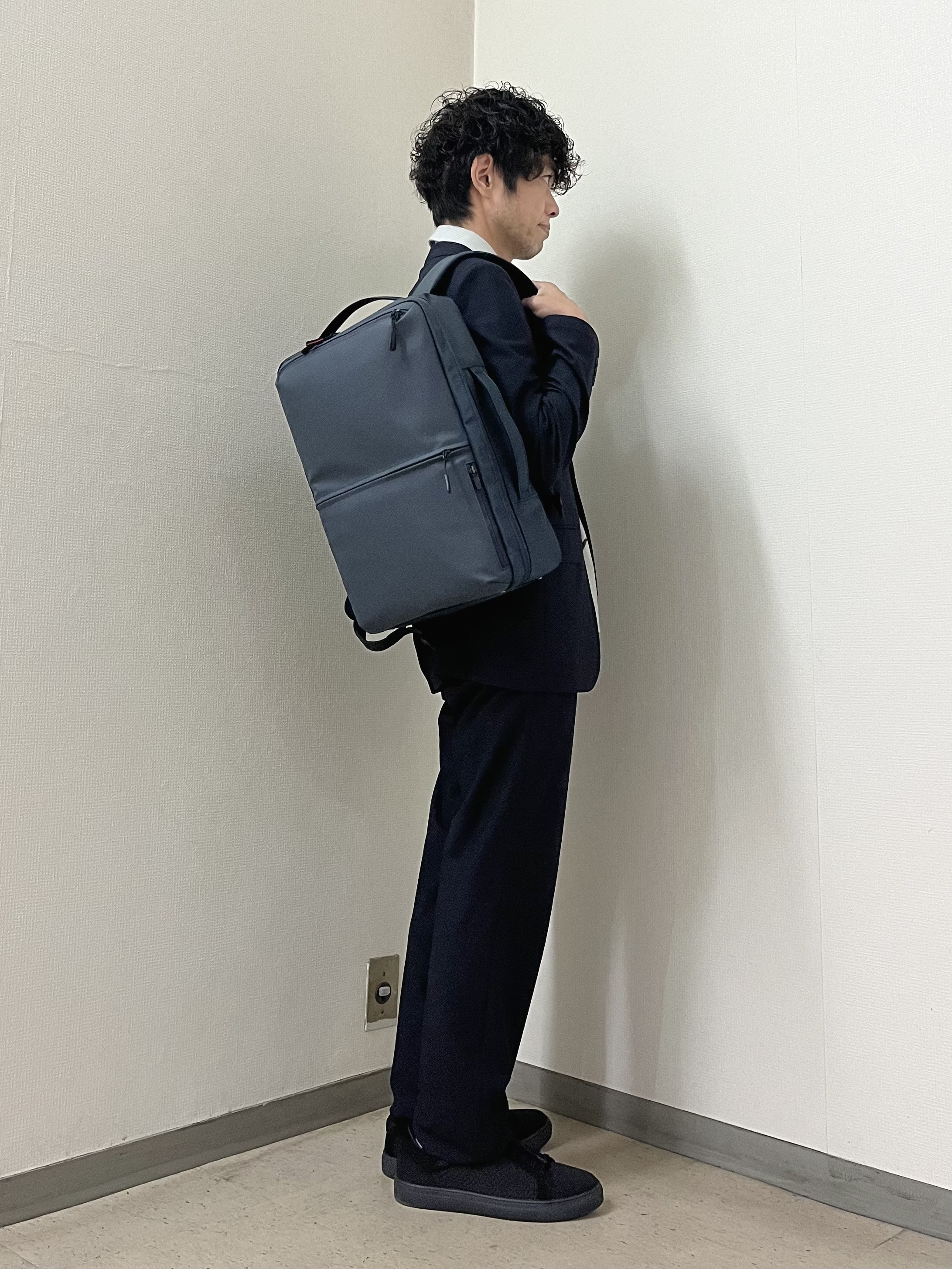 URAさんの「TAKEO KIKUCHI｜【抗菌防臭】CALCULO（R）ジャージ ジャケット」を使ったコーディネート