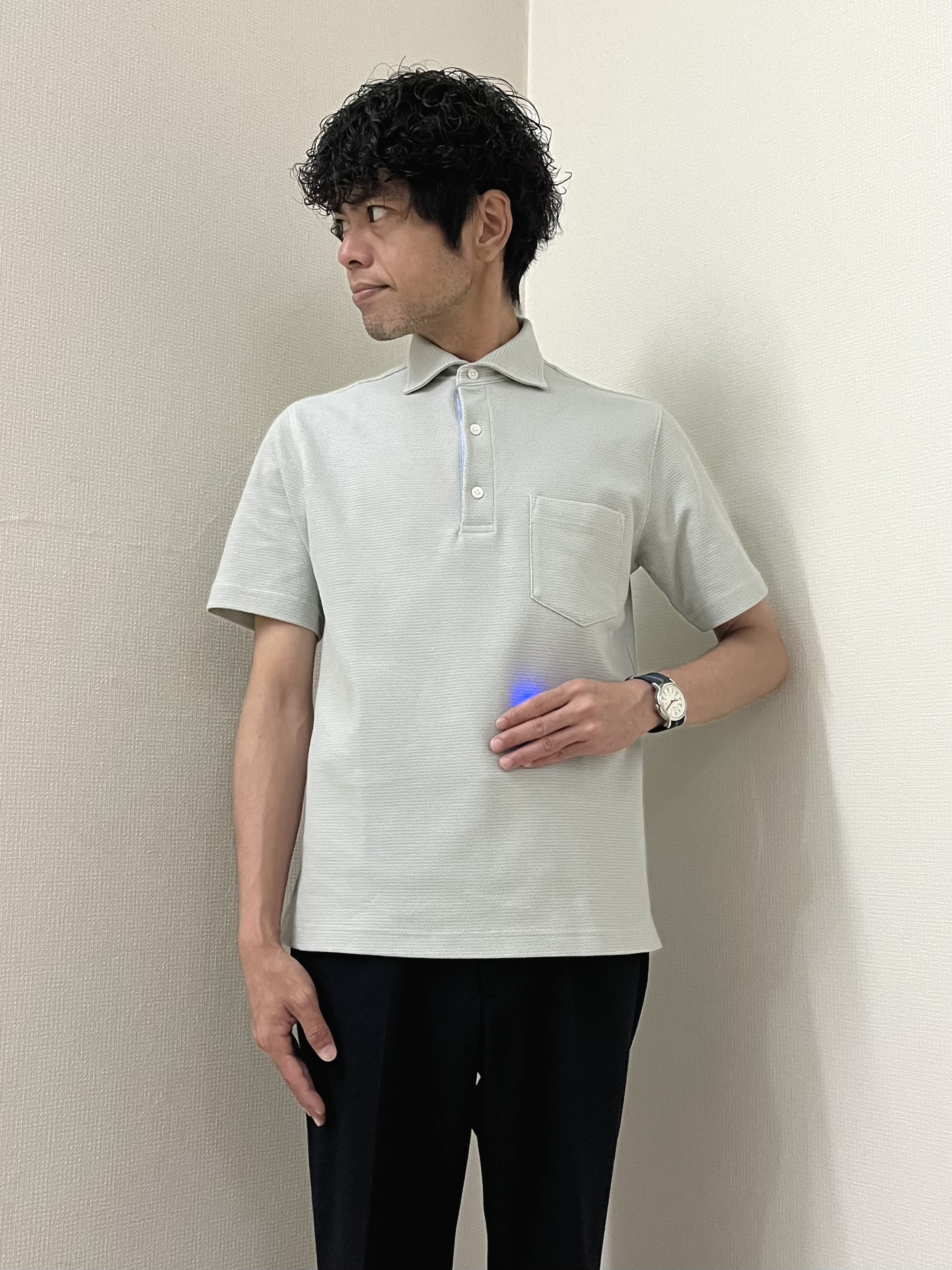 URAさんの「TAKEO KIKUCHI｜【抗菌防臭】CALCULO（R）ジャージ ジャケット」を使ったコーディネート