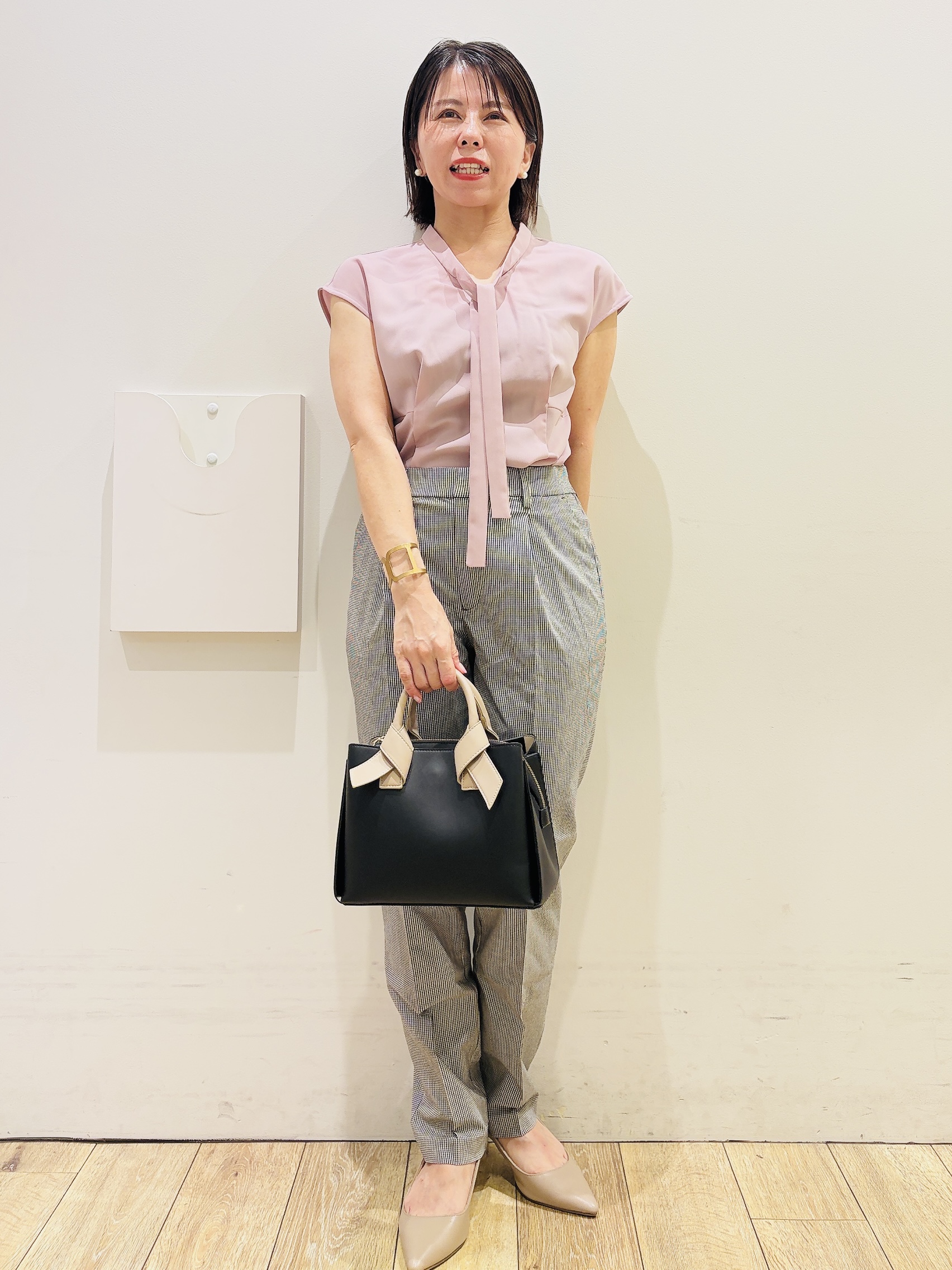 YUKOさんの「index｜クロスオーバルメタルリング」を使ったコーディネート