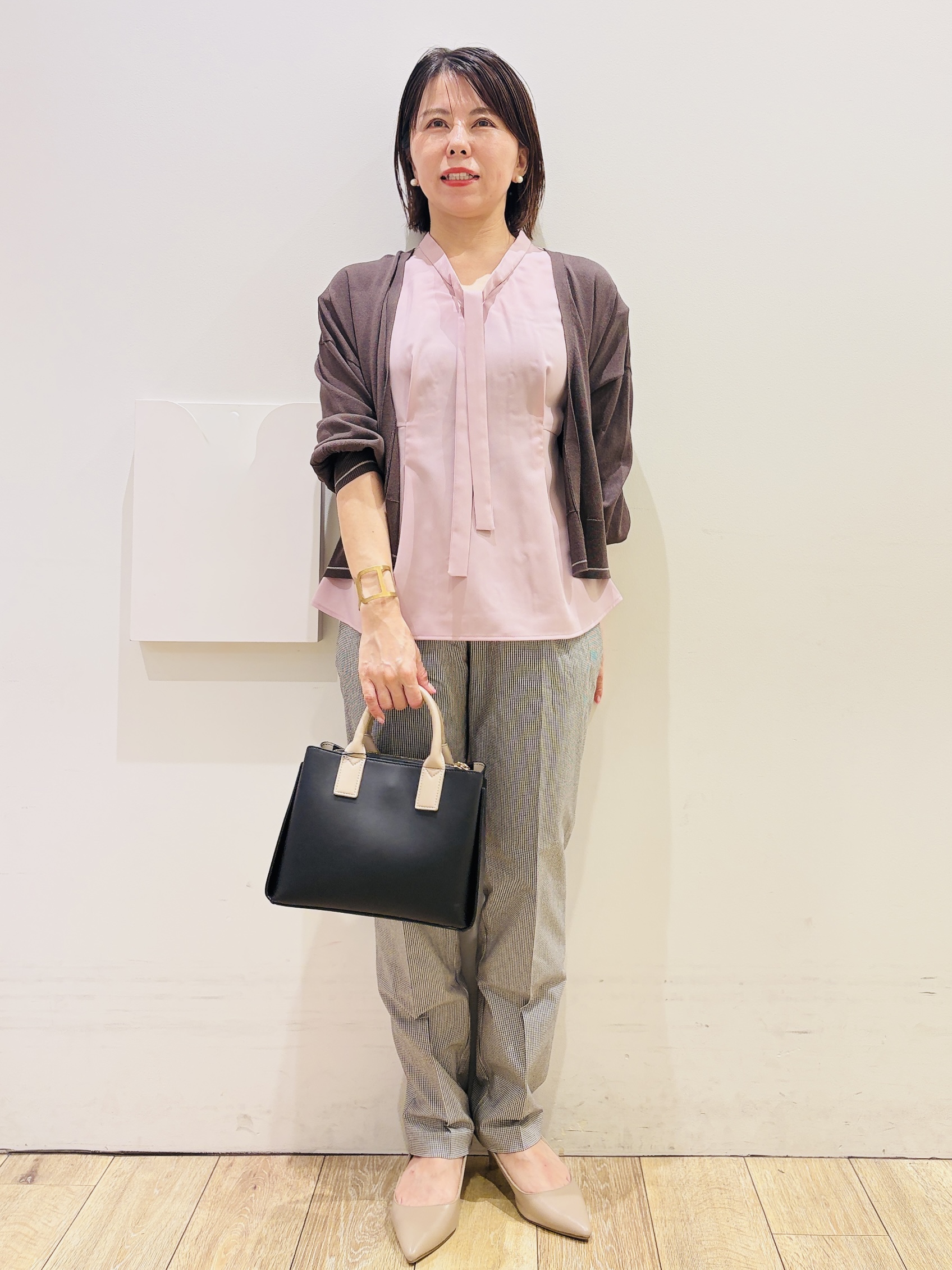 YUKOさんの「index｜クロスオーバルメタルリング」を使ったコーディネート
