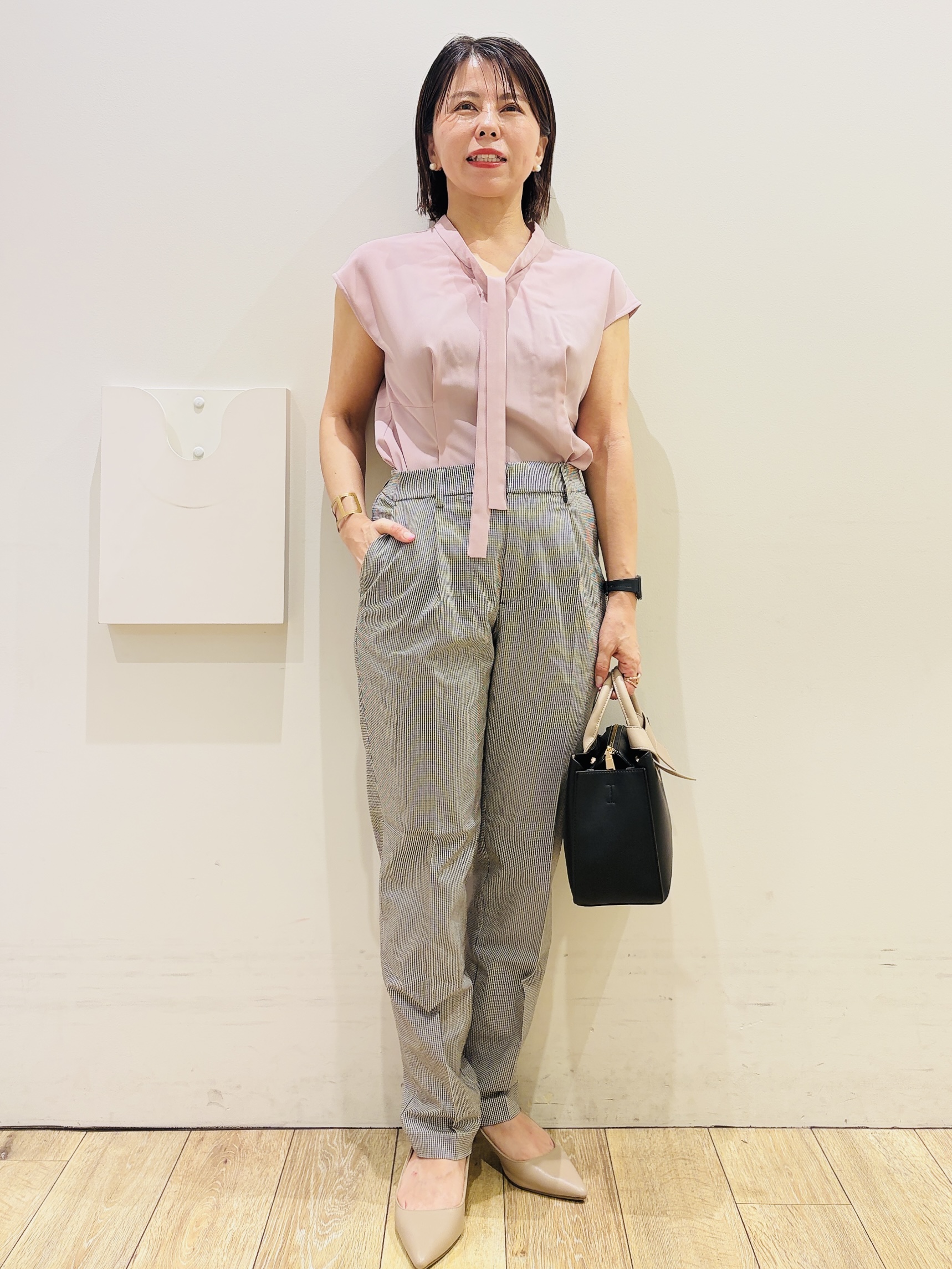 YUKOさんの「index｜クロスオーバルメタルリング」を使ったコーディネート