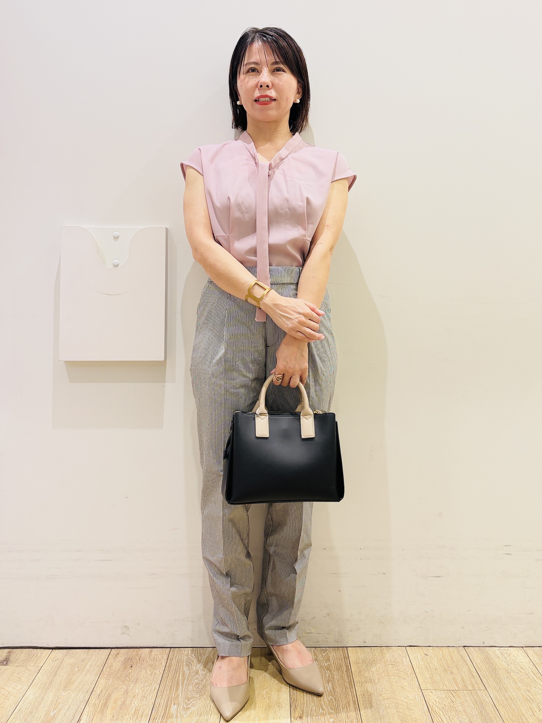 YUKOさんの「index｜クロスオーバルメタルリング」を使ったコーディネート