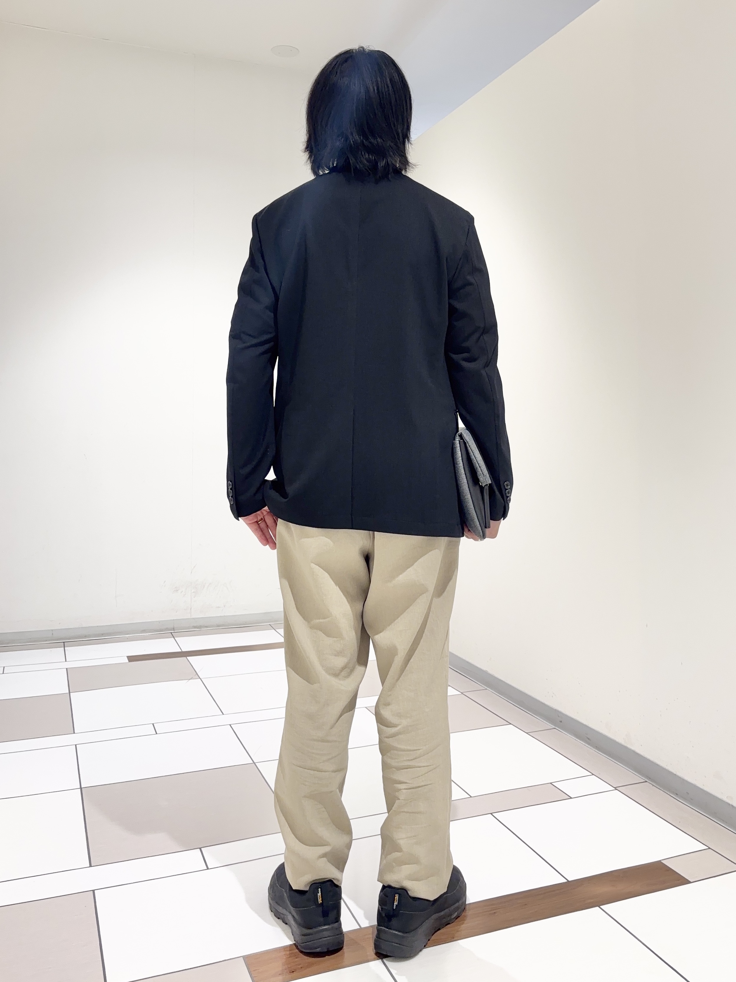 及川さんの「TAKEO KIKUCHI｜【Begin5月号掲載/通気性】トリコットサッカー ジャケット」を使ったコーディネート