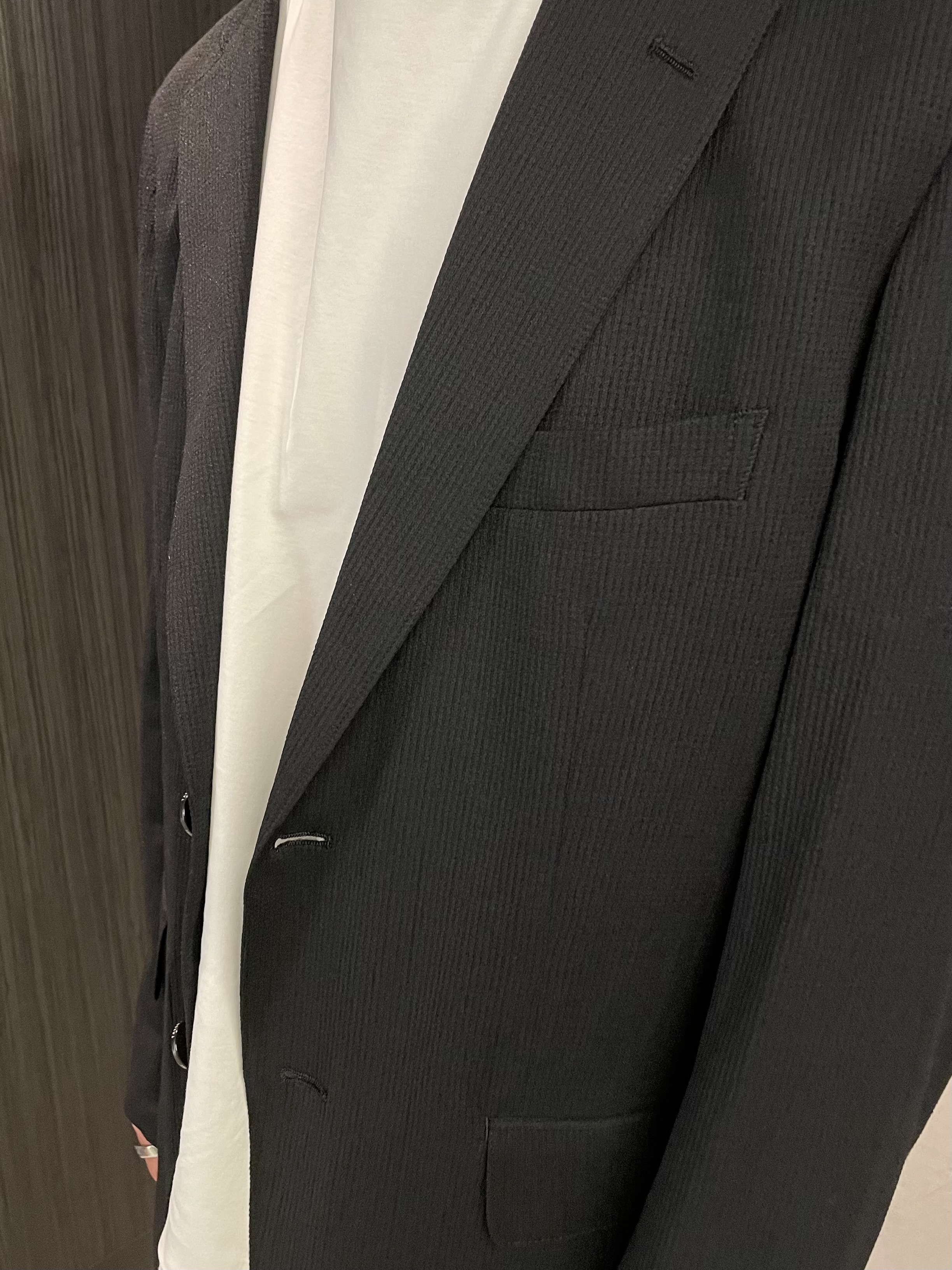 Okdさんの「TAKEO KIKUCHI｜【Begin5月号掲載/通気性】トリコットサッカー ジャケット」を使ったコーディネート