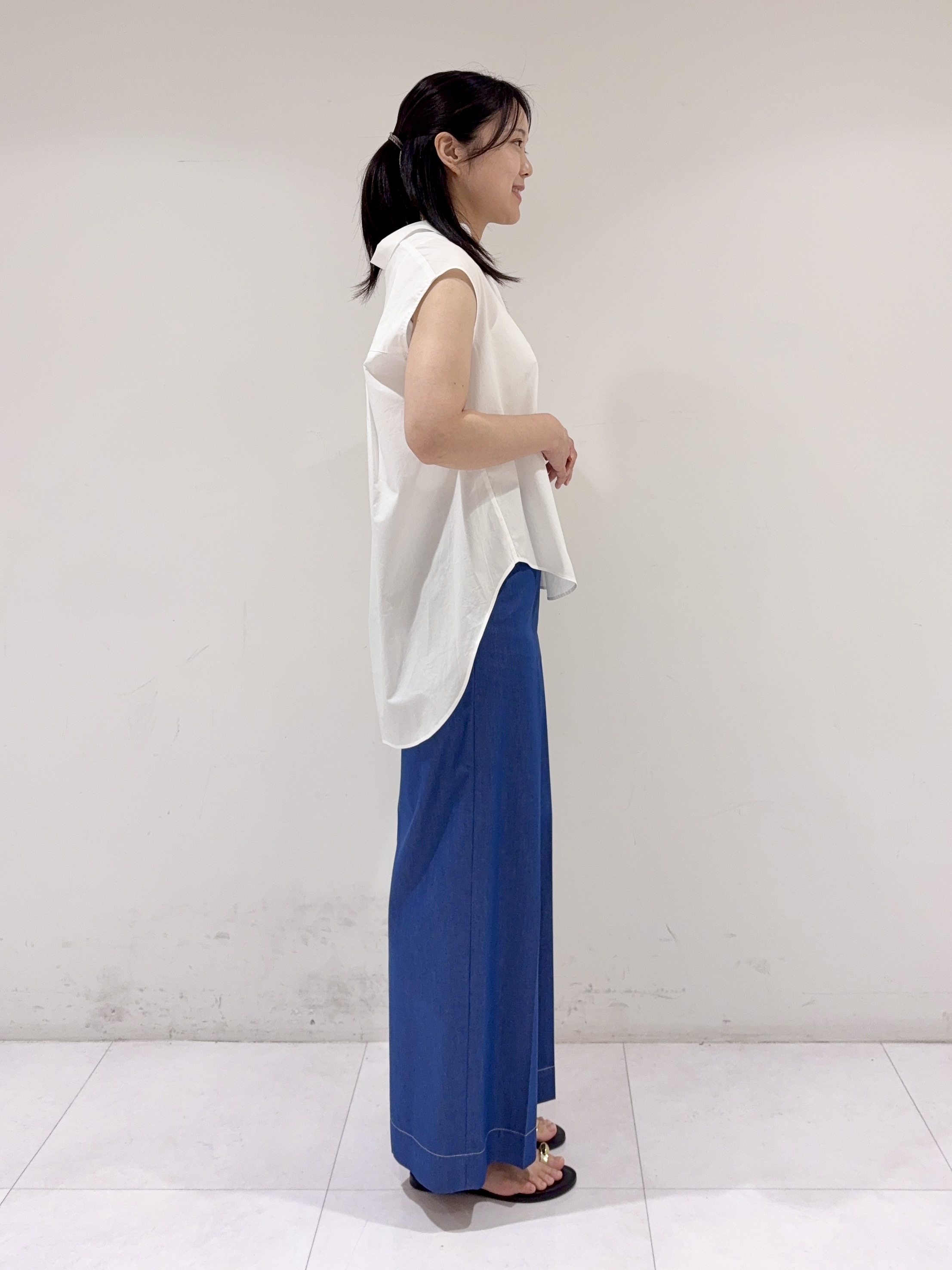 ayaさんの「DRESSTERIOR｜フレンチスリーブ スキッパーブラウス」を使ったコーディネート