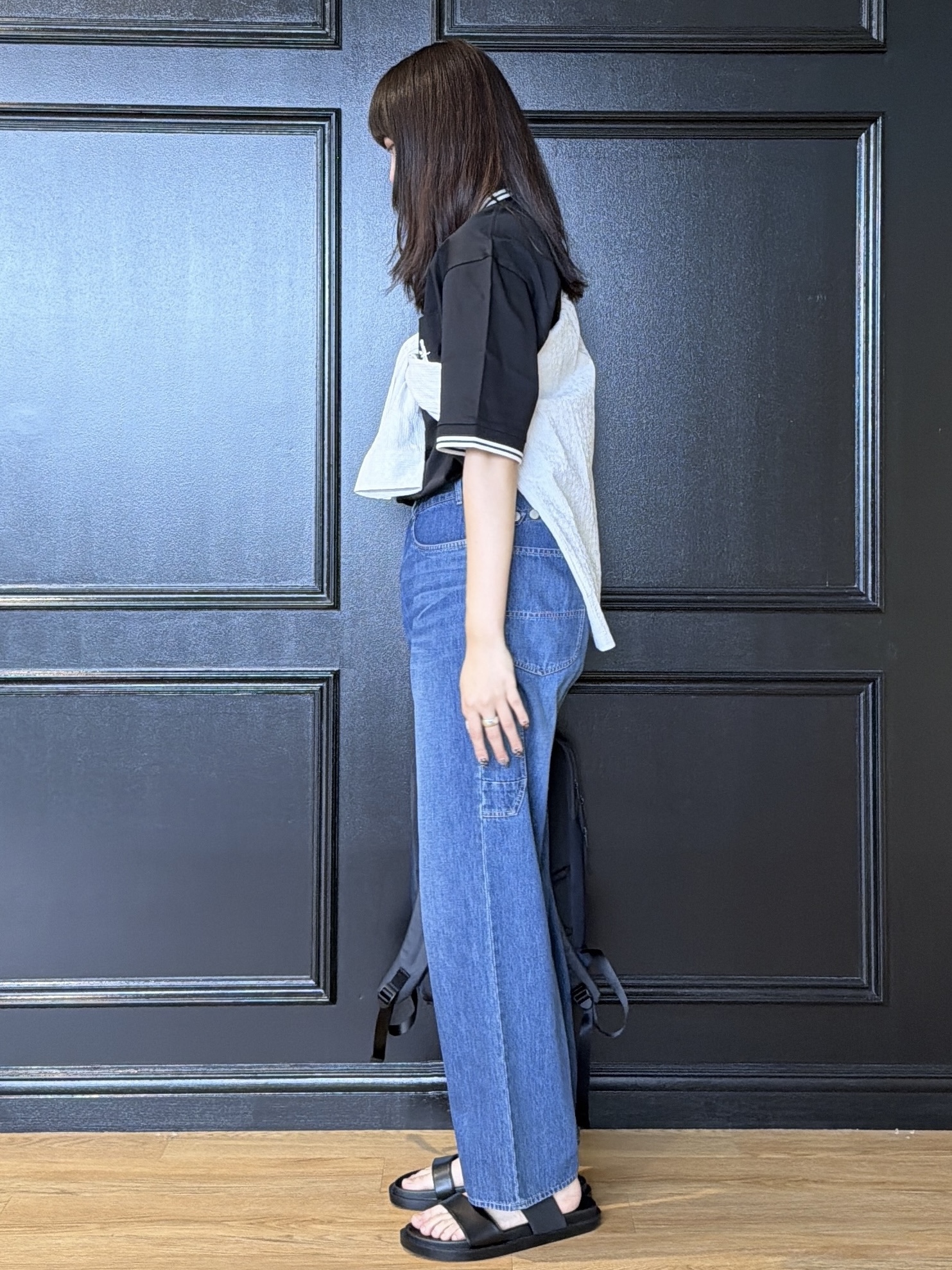 Akutagawaさんの「TAKEO KIKUCHI｜【BOWLER HAT LABEL】アイスクリアコットン ボーラーハットウォーカー ポロシャツ」を使ったコーディネート