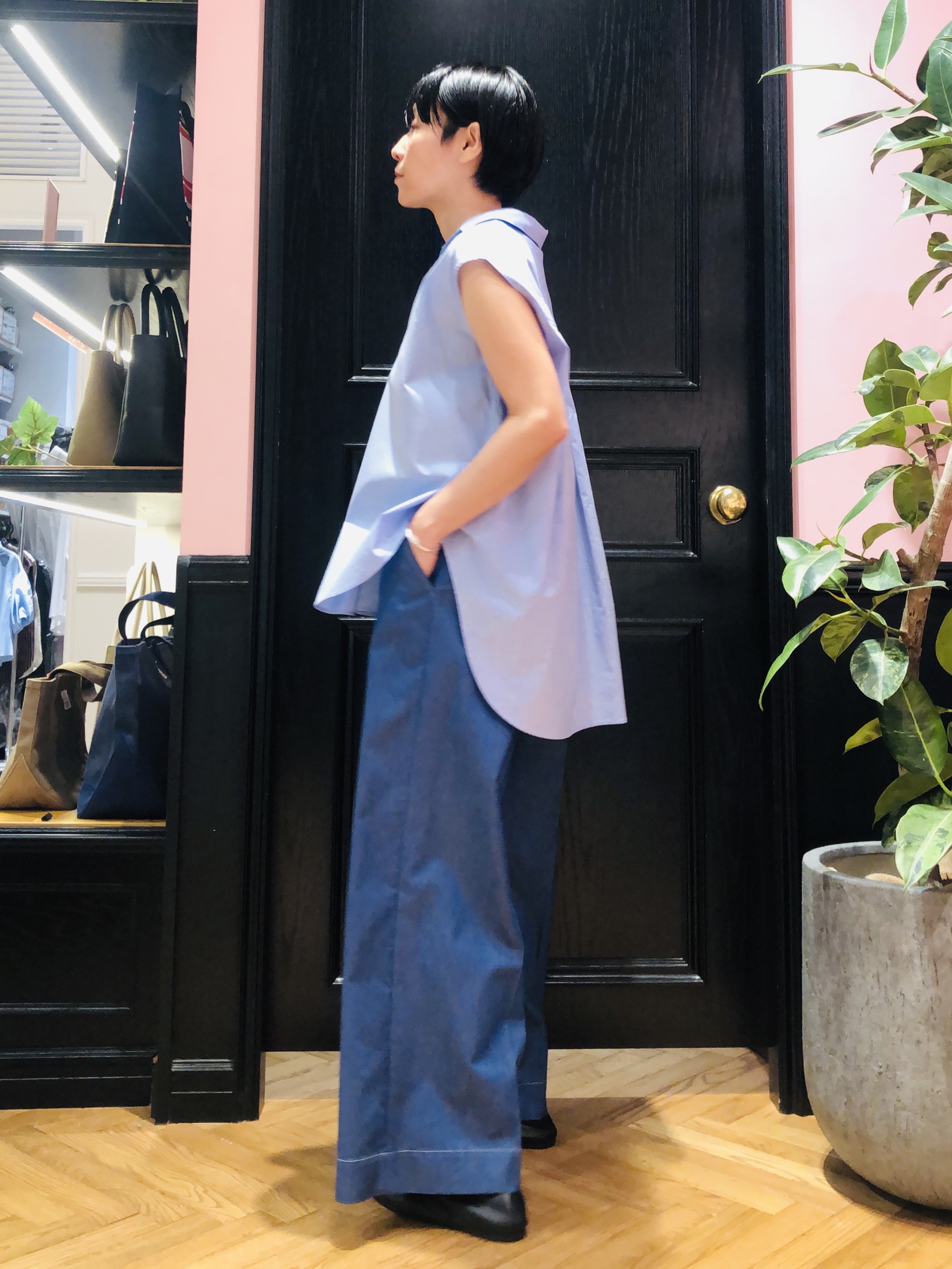 OGATAさんの「DRESSTERIOR｜フレンチスリーブ スキッパーブラウス」を使ったコーディネート