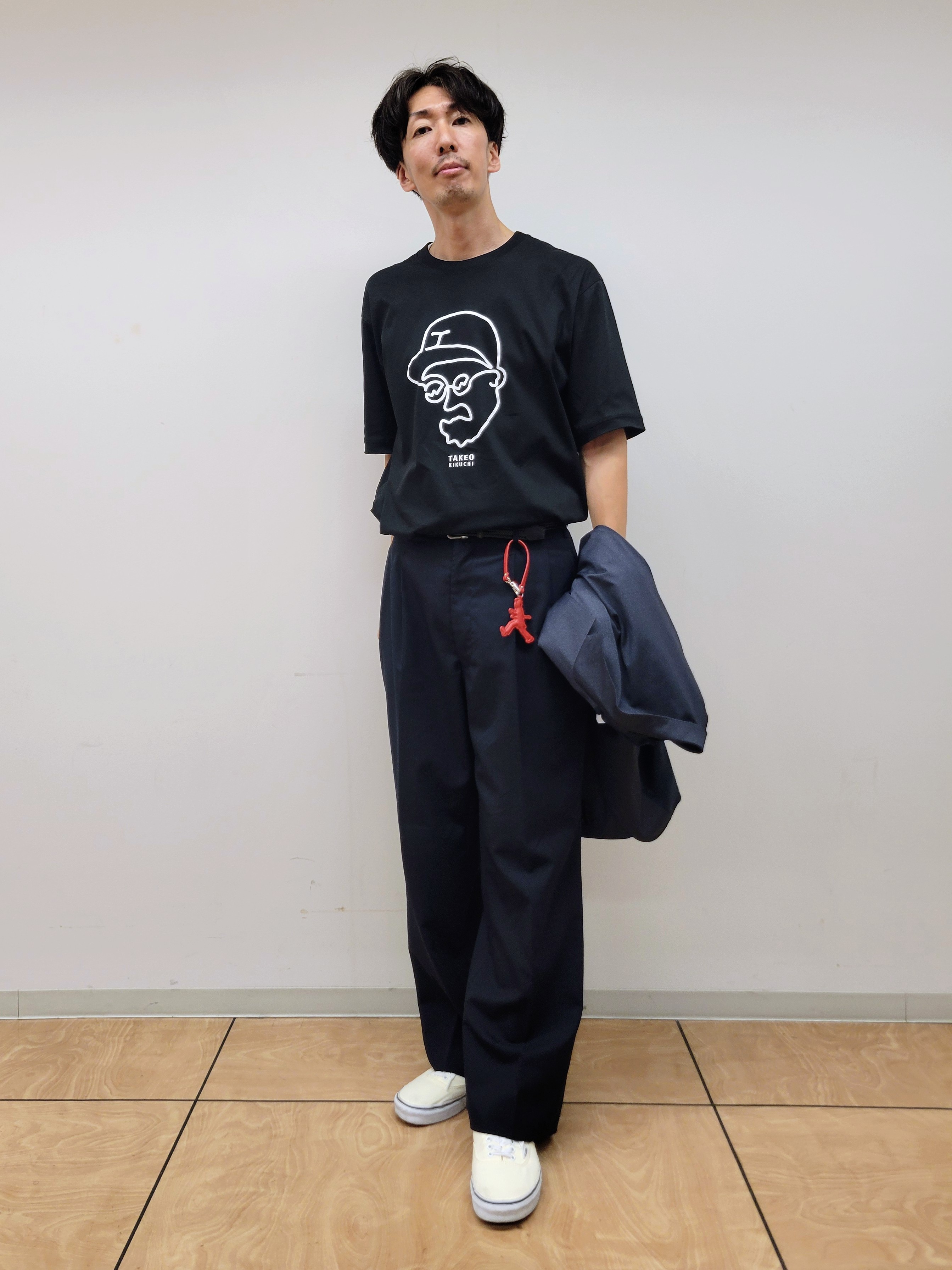 piroyaさんの「TAKEO KIKUCHI｜【360&deg;ストレッチ／軽量】None Of Stress ライト ジャケット（セットアップ対応）」を使ったコーディネート