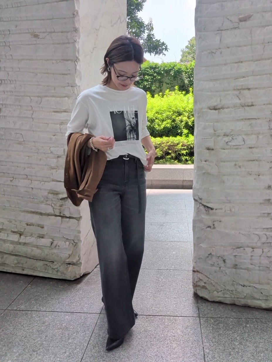 Aさんの「UNTITLED｜【ロゴ・プリント】フォトグラフィックロンT」を使ったコーディネート