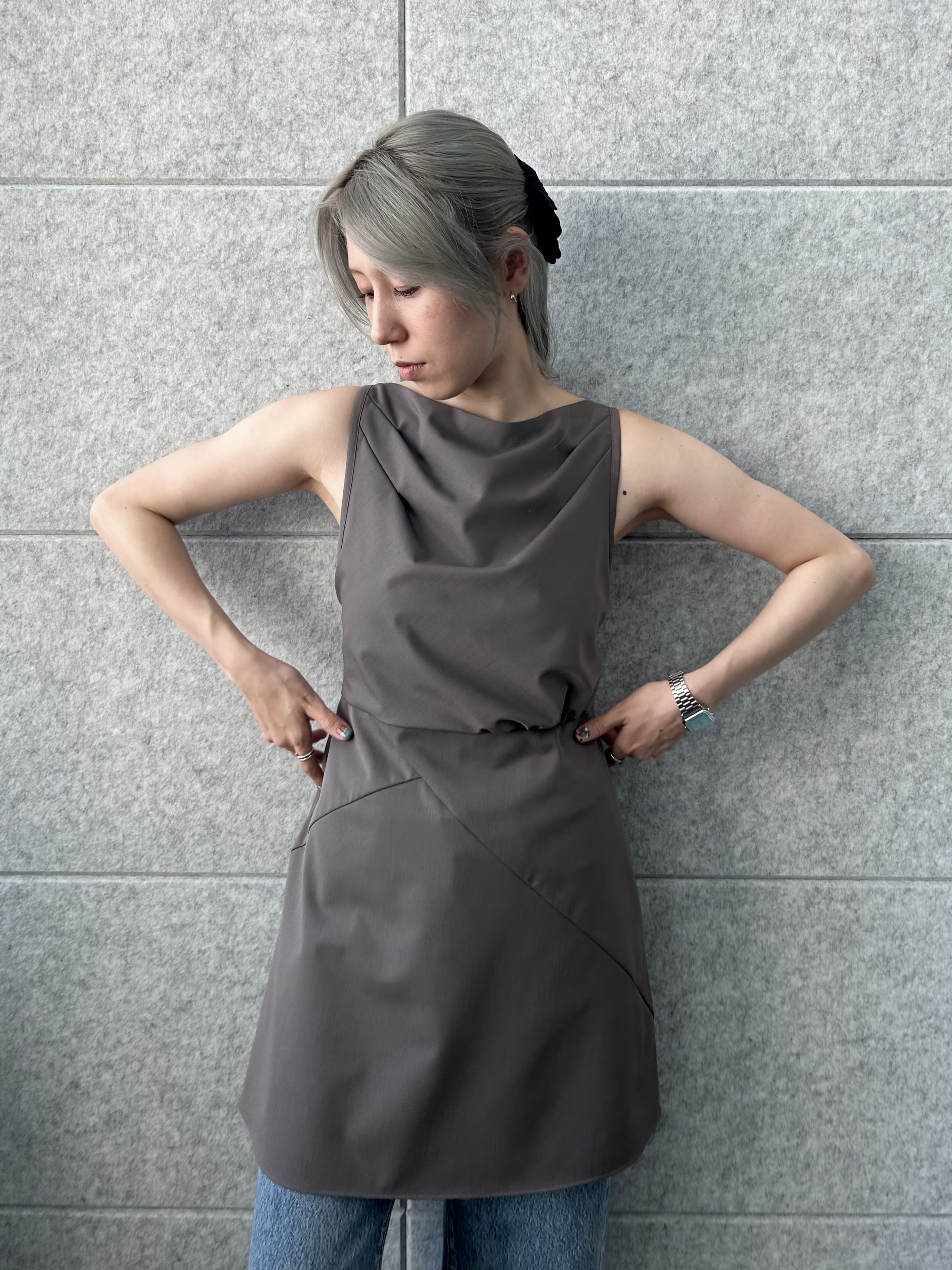 honoka Aさんの「CODE A｜apron dress」を使ったコーディネート
