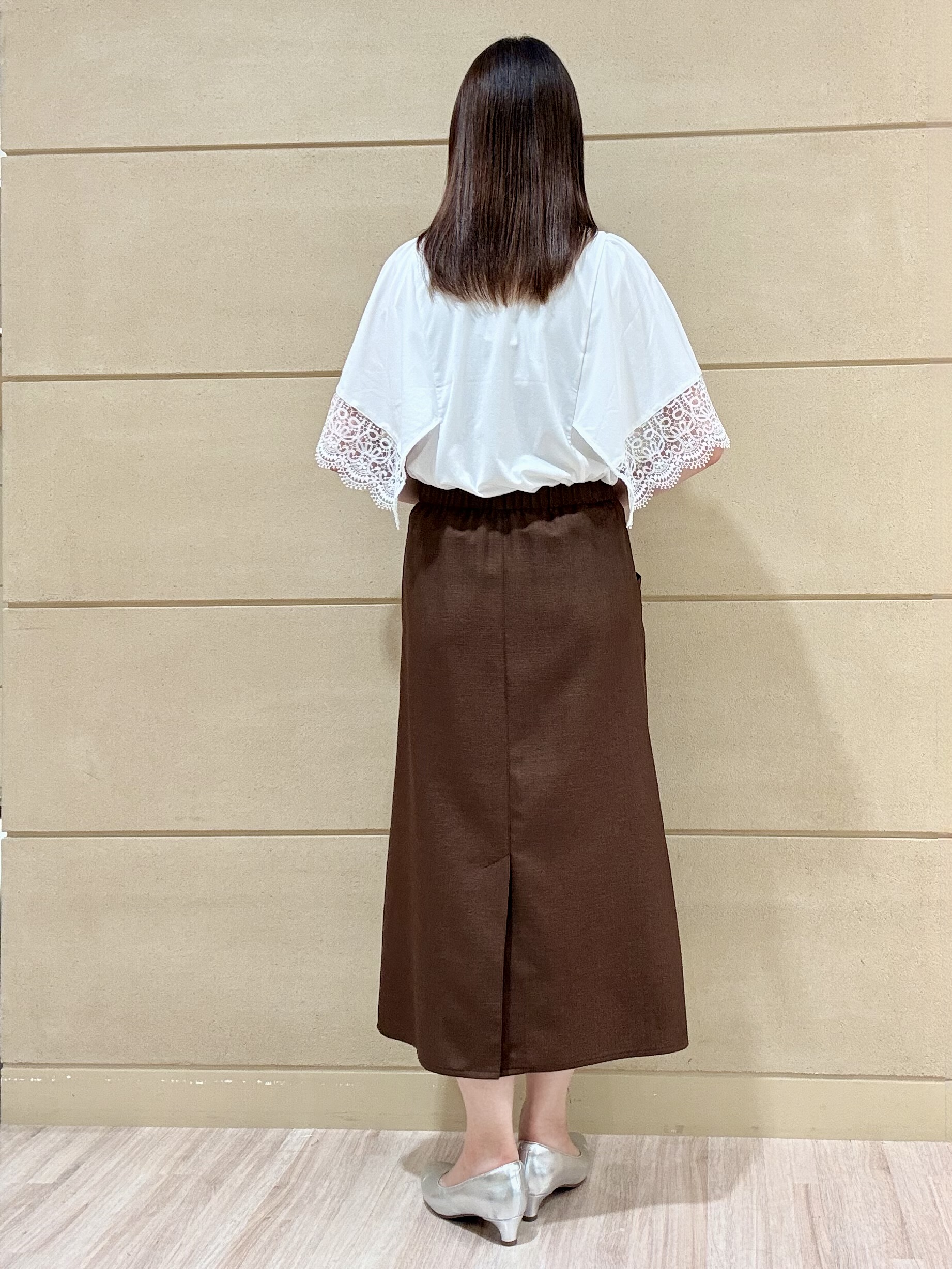 Marさんの「Reflect｜【UVカット／接触冷感】スカラップレースジャージカットソー」を使ったコーディネート