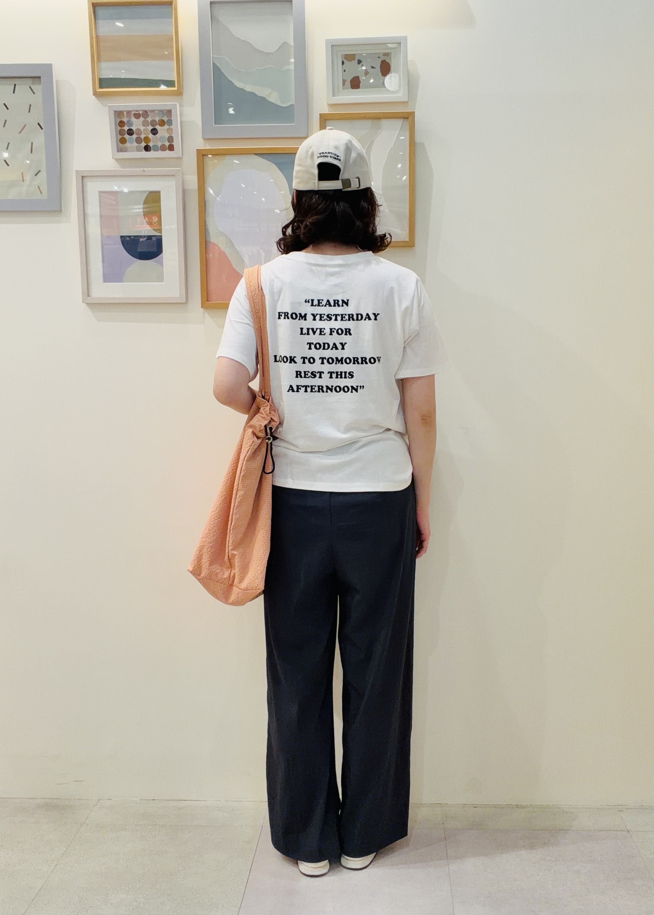 Nanaさんの「SHOO･LA･RUE｜【PEANUTS】ひんやりプリントTシャツ」を使ったコーディネート
