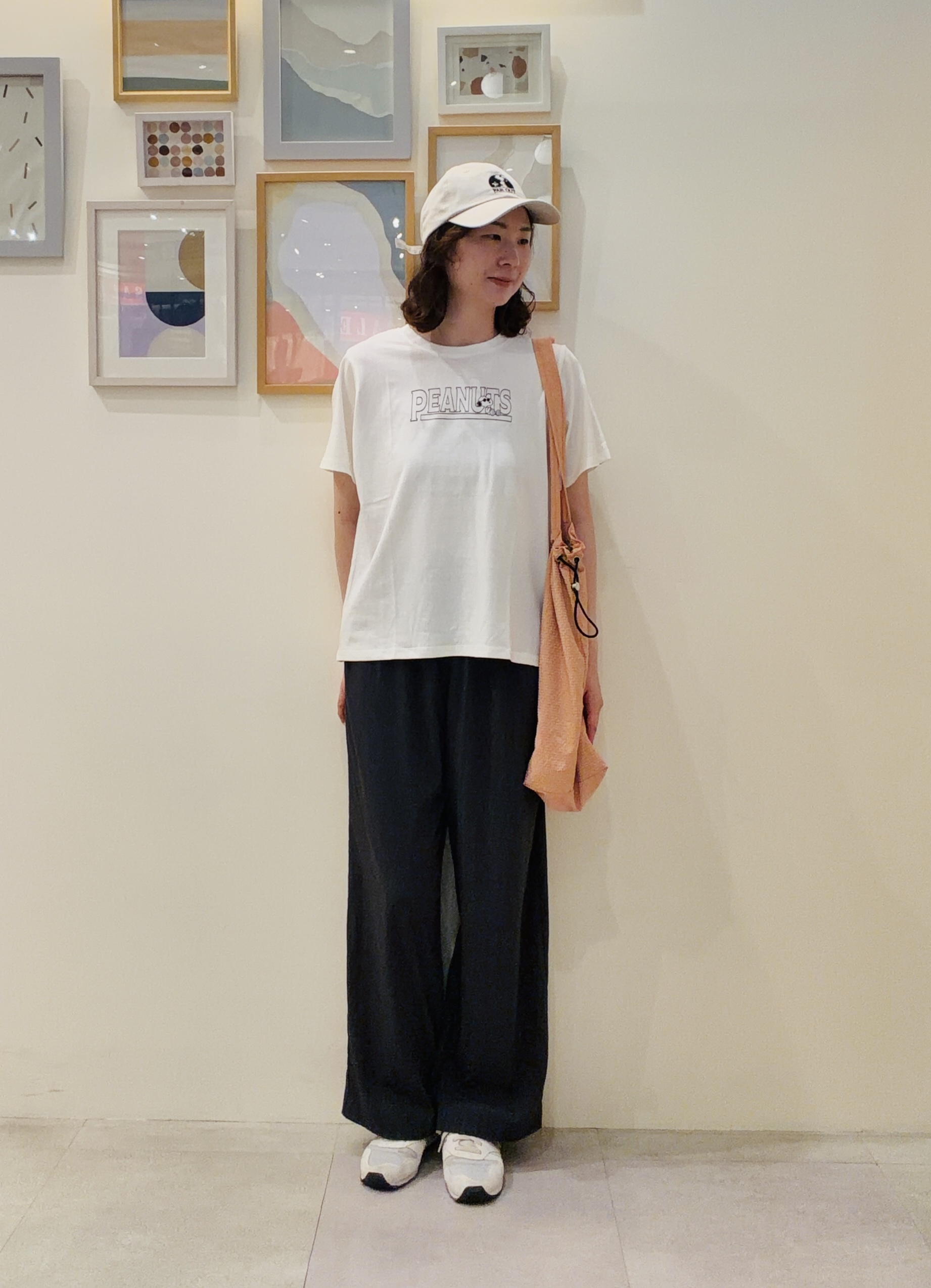 Nanaさんの「SHOO･LA･RUE｜【PEANUTS】ひんやりプリントTシャツ」を使ったコーディネート