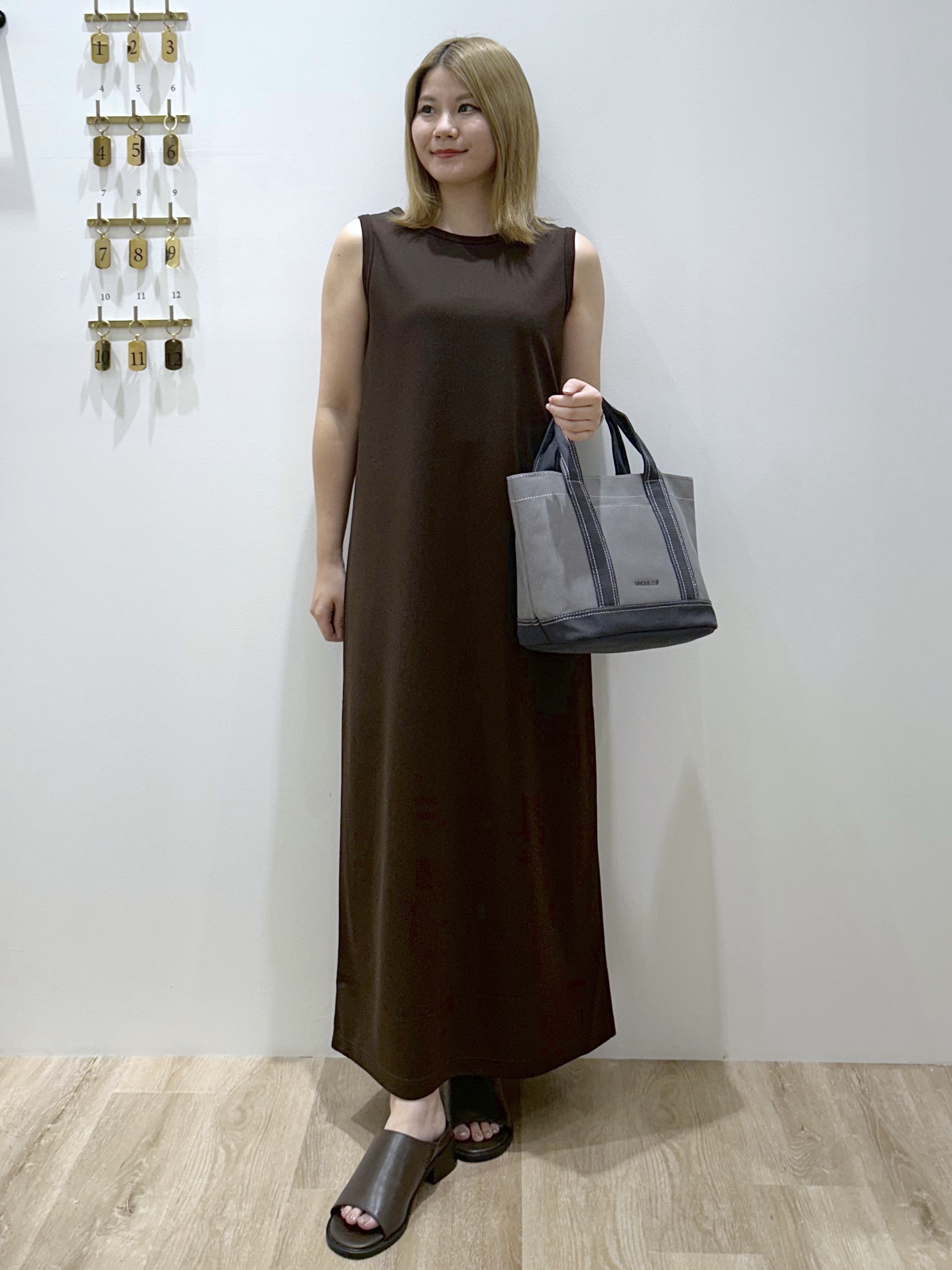 suzukaさんの「OPAQUE.CLIP｜【接触冷感】カットソーワンピース《洗濯機OK》」を使ったコーディネート