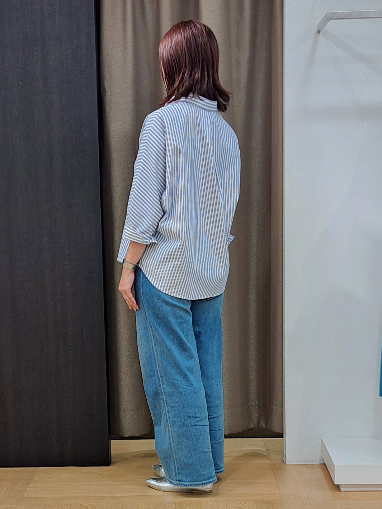 ちいさんの「UNTITLED｜【接触冷感/吸水速乾/UVカット】ドルマンスリーブシャツ」を使ったコーディネート