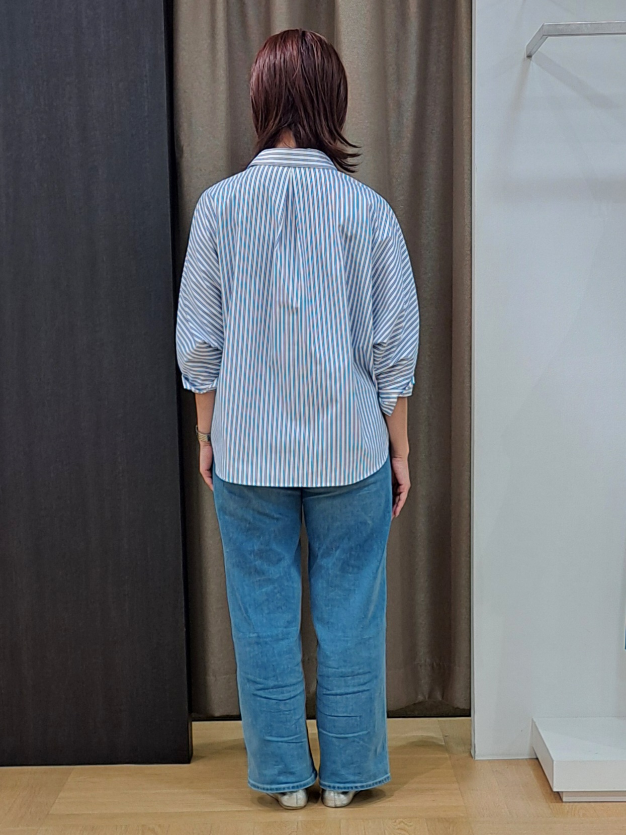 ちいさんの「UNTITLED｜【接触冷感/吸水速乾/UVカット】ドルマンスリーブシャツ」を使ったコーディネート