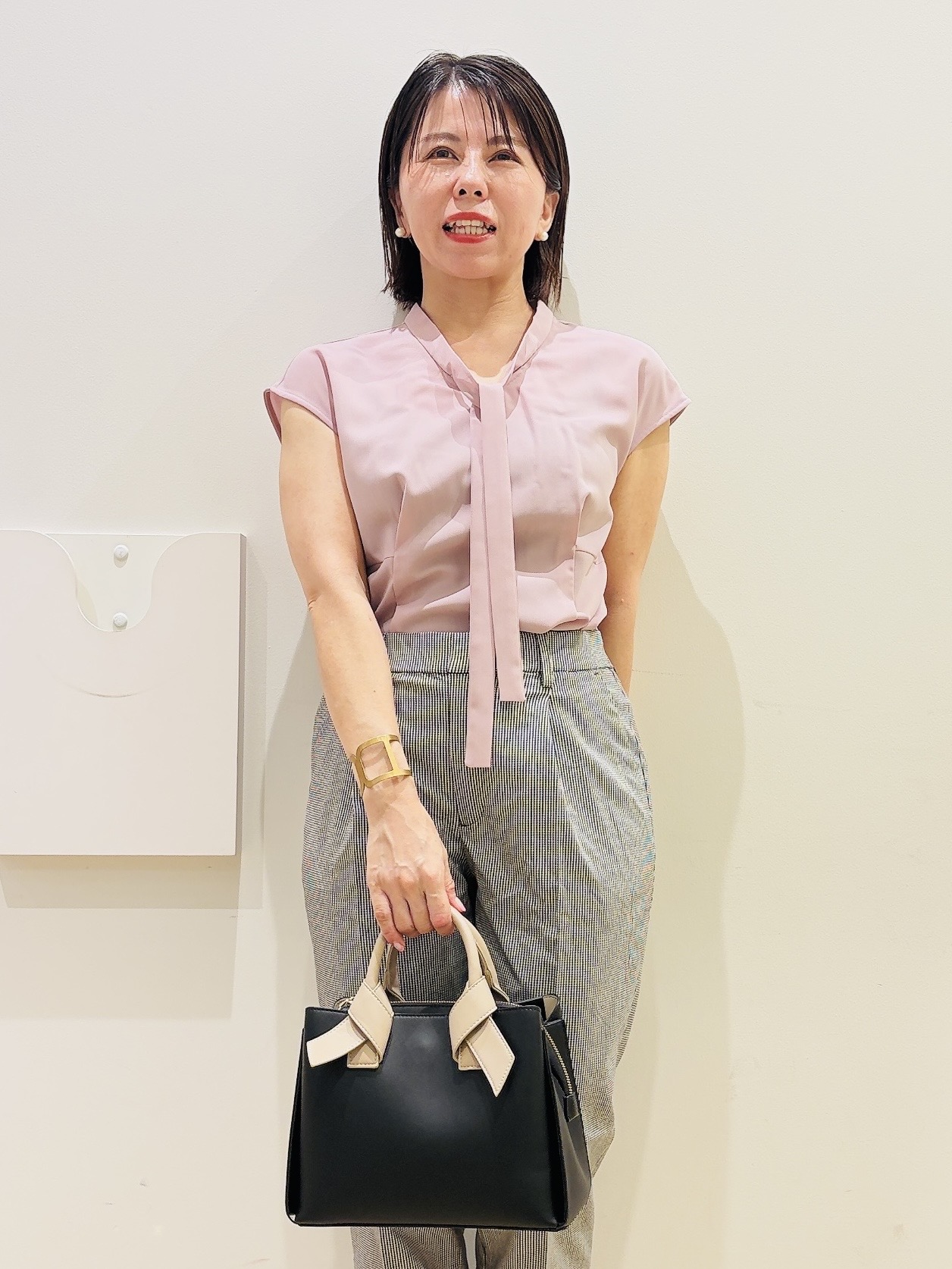 YUKOさんの「index｜クロスオーバルメタルリング」を使ったコーディネート