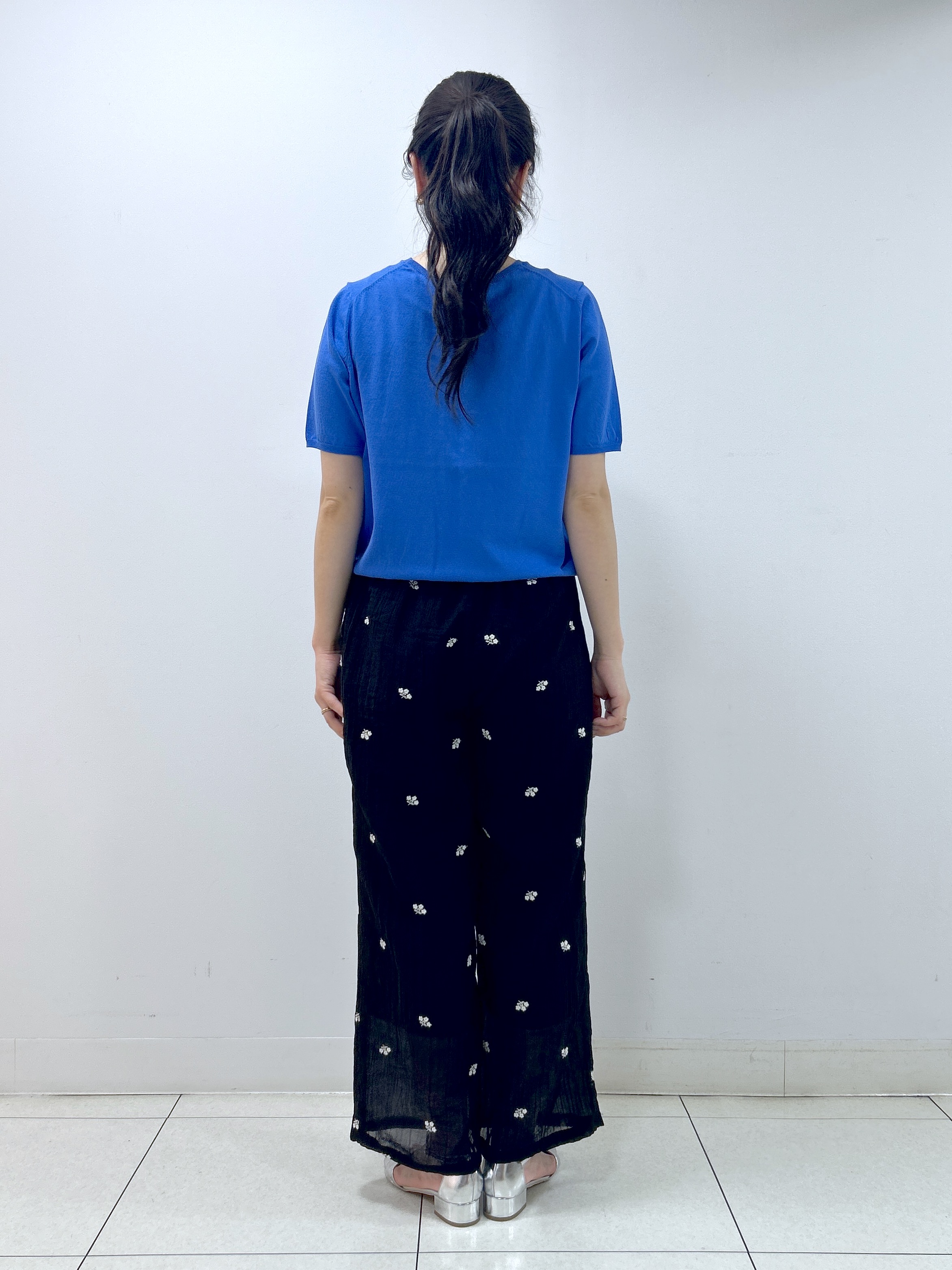 Kaiさんの「Dessin｜【9色展開/接触冷感/UVカット】ドライタッチサマーニットT」を使ったコーディネート