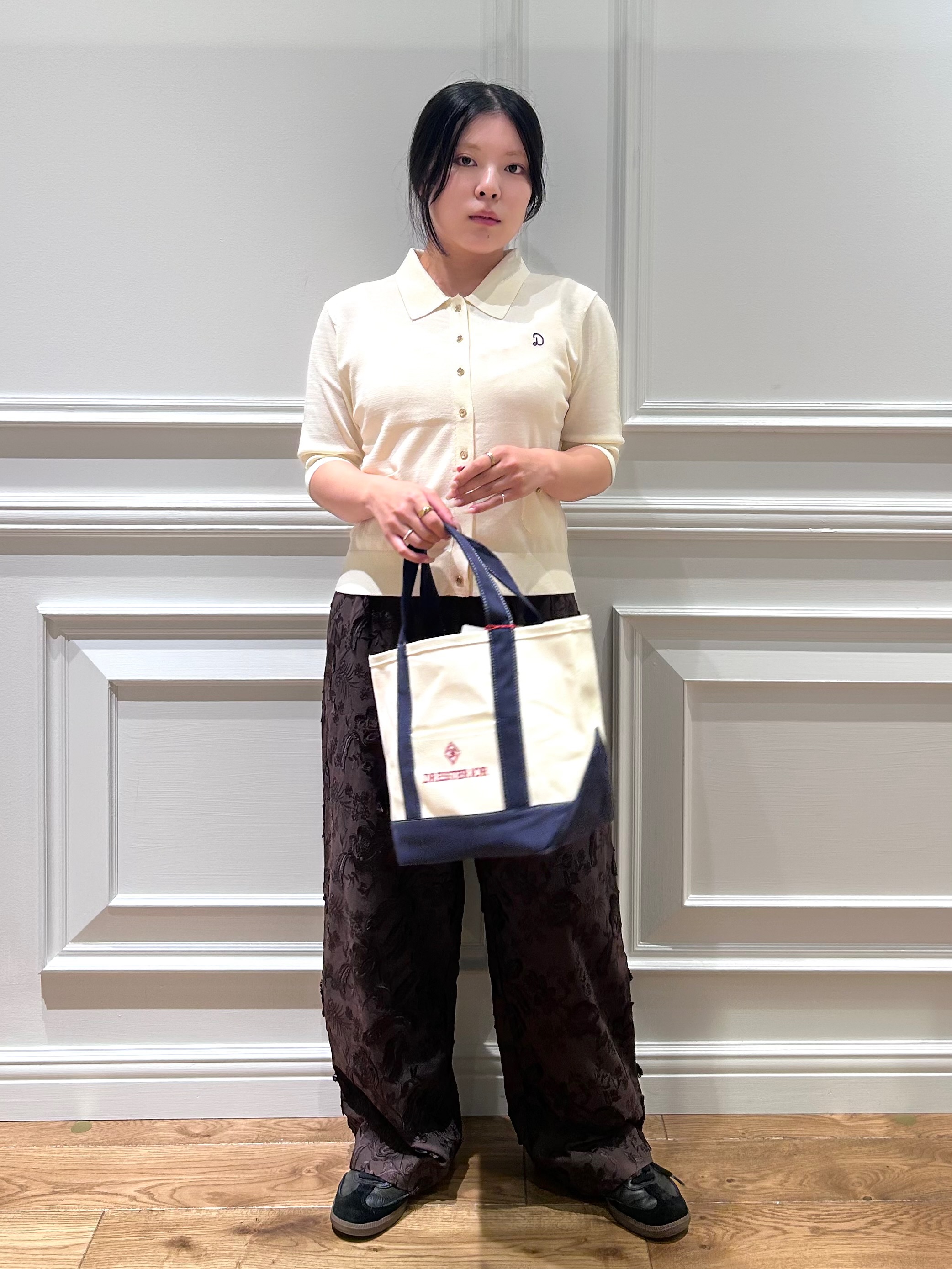 とりみさんの「DRESSTERIOR｜【接触冷感／UVカット】クールタッチ シャツカーディガン」を使ったコーディネート