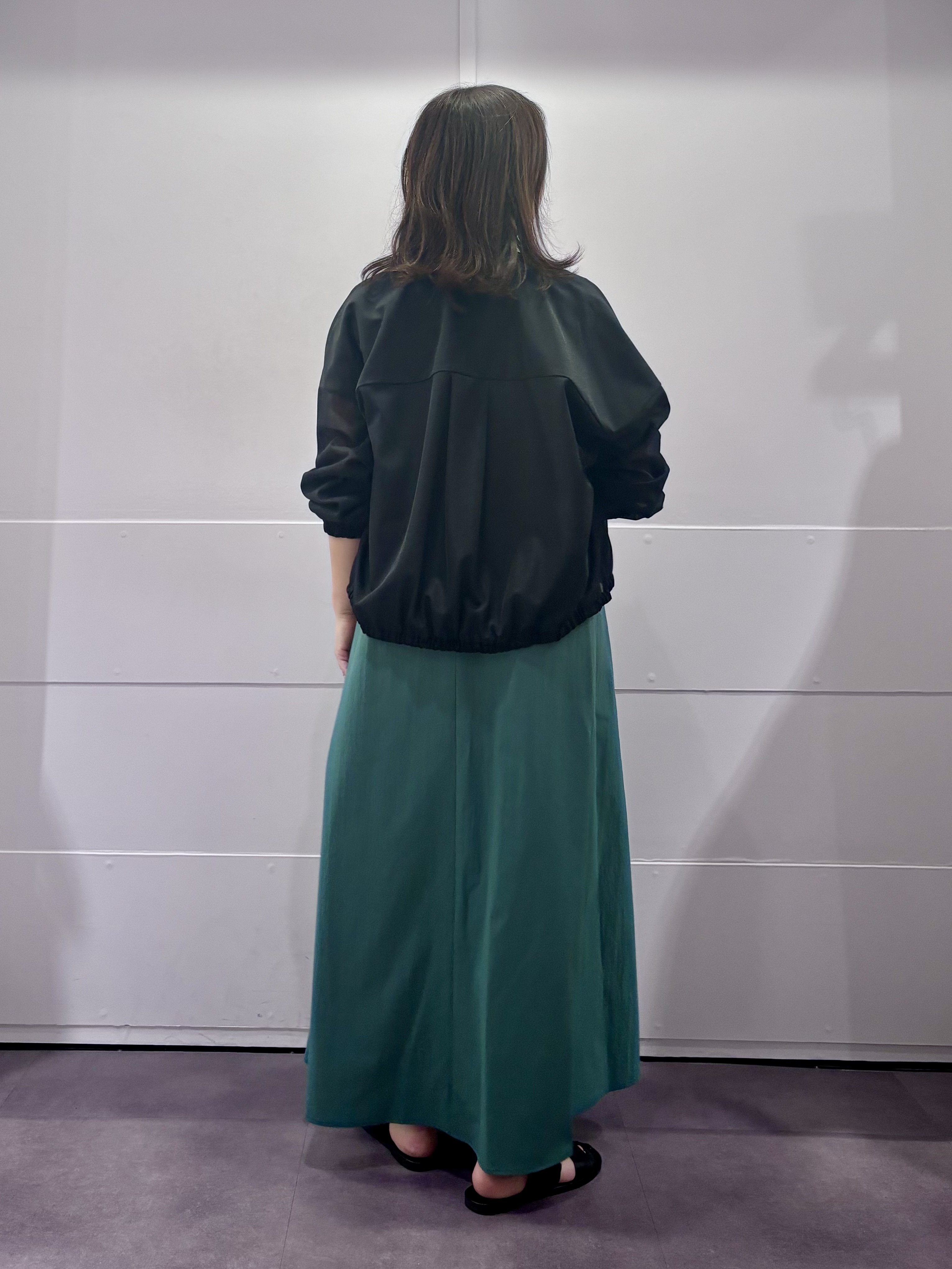 TOKOさんの「UNTITLED｜【残暑も快適/接触冷感/UVカット/吸水速乾】Aラインロングワンピース」を使ったコーディネート