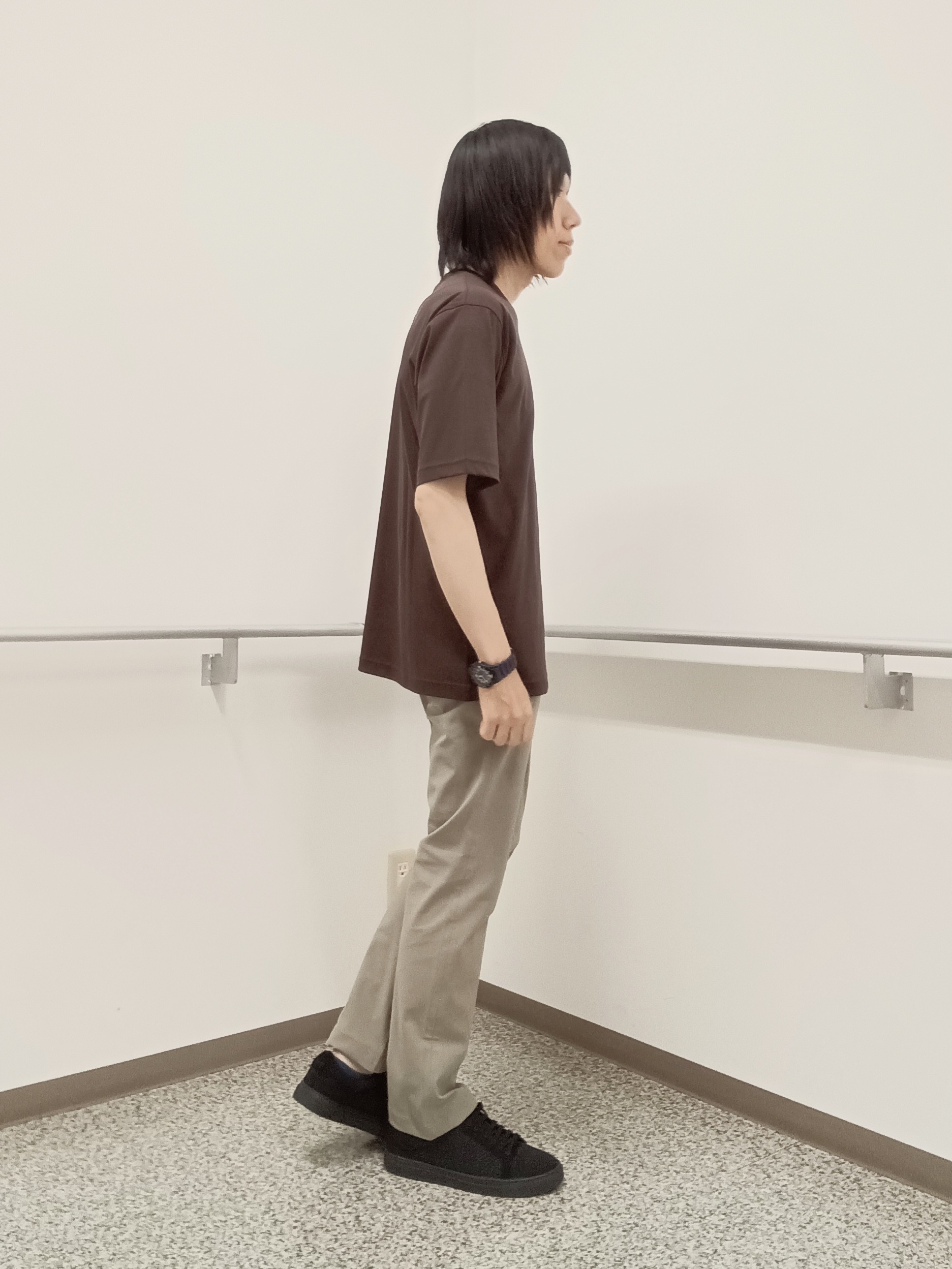 moritaさんの「TAKEO KIKUCHI｜【日本製】DotAir（R）サッカー7分袖シャツ」を使ったコーディネート