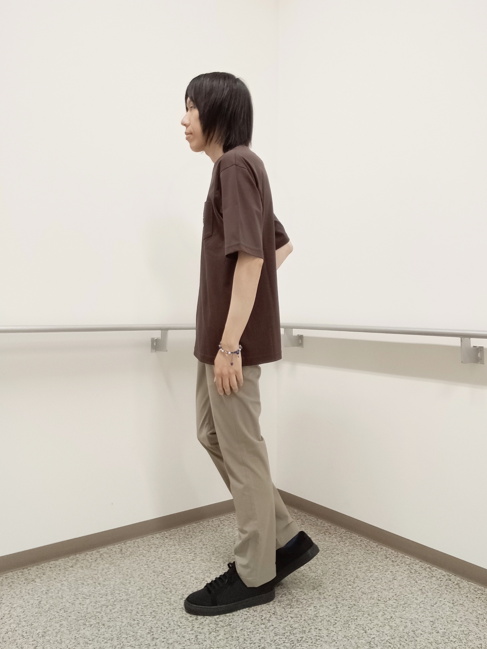 moritaさんの「TAKEO KIKUCHI｜【日本製】DotAir（R）サッカー7分袖シャツ」を使ったコーディネート