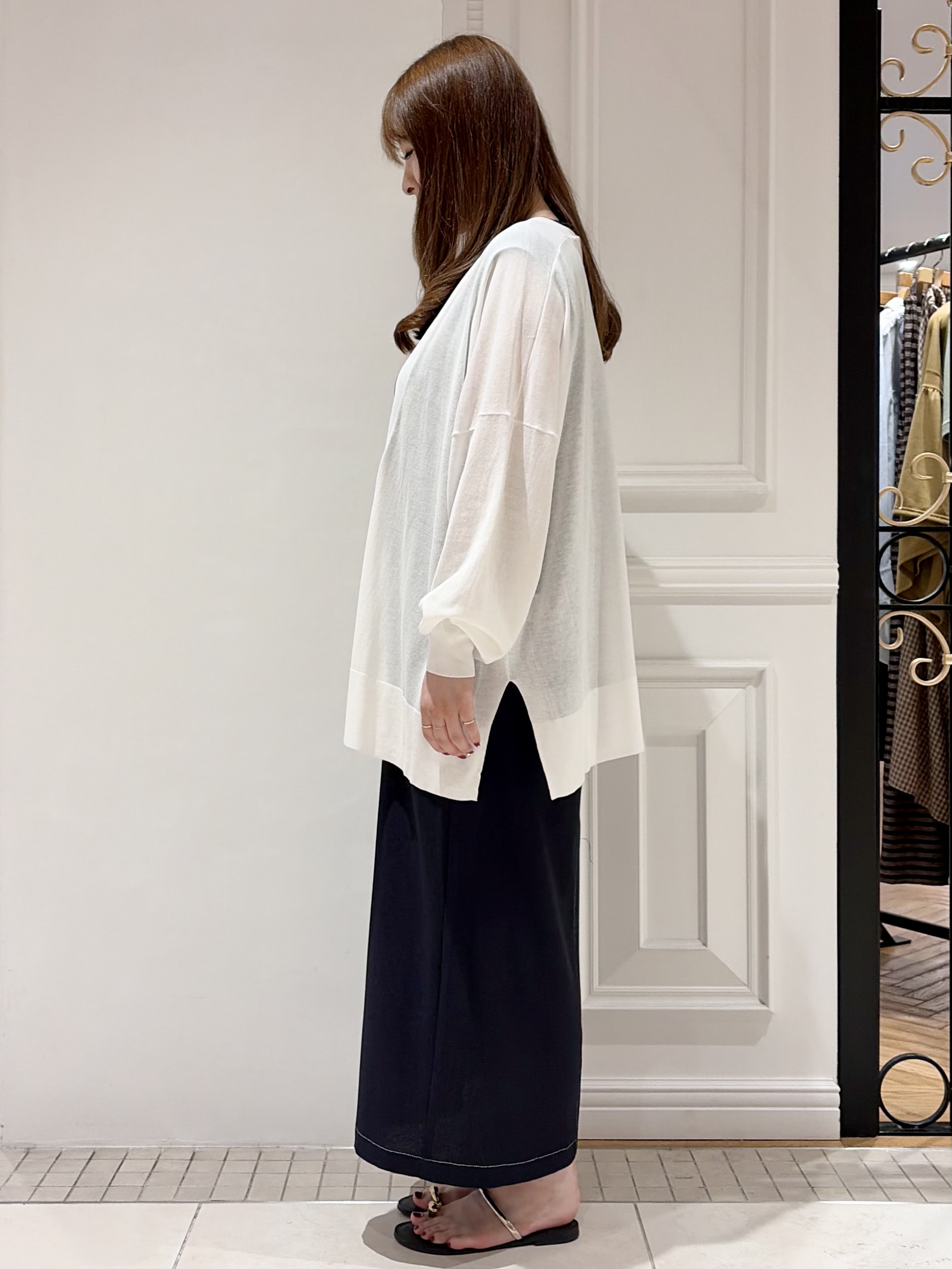 minowaさんの「DRESSTERIOR｜◆【接触冷感/UVカット】ウォッシャブル スピンコットン カーディガン」を使ったコーディネート