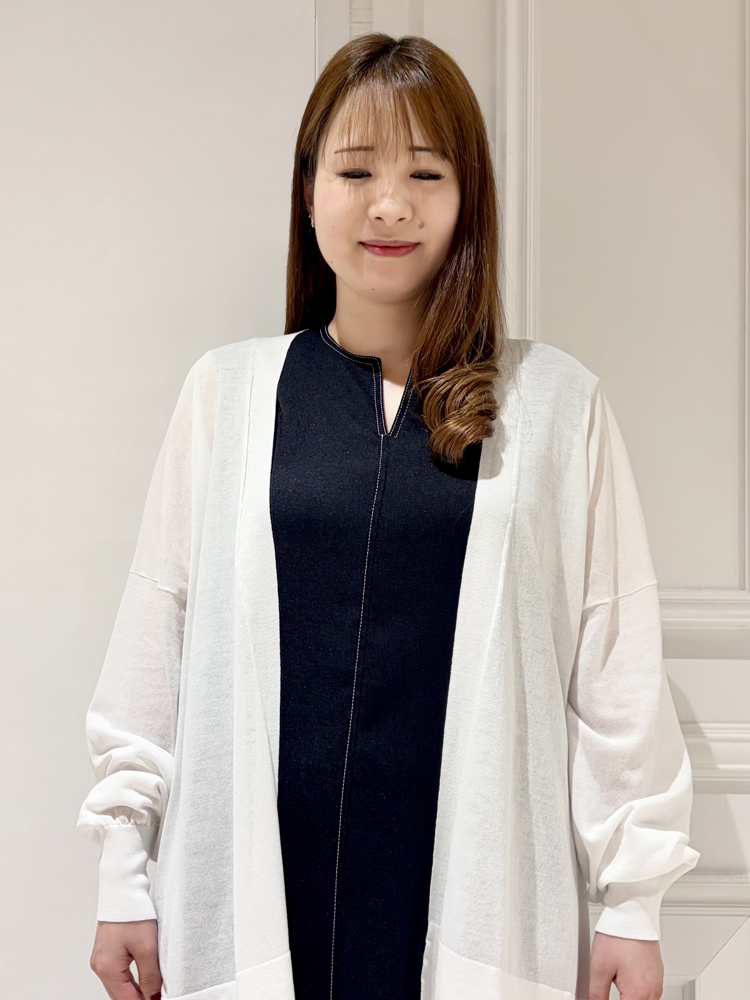 minowaさんの「DRESSTERIOR｜◆【接触冷感/UVカット】ウォッシャブル スピンコットン カーディガン」を使ったコーディネート