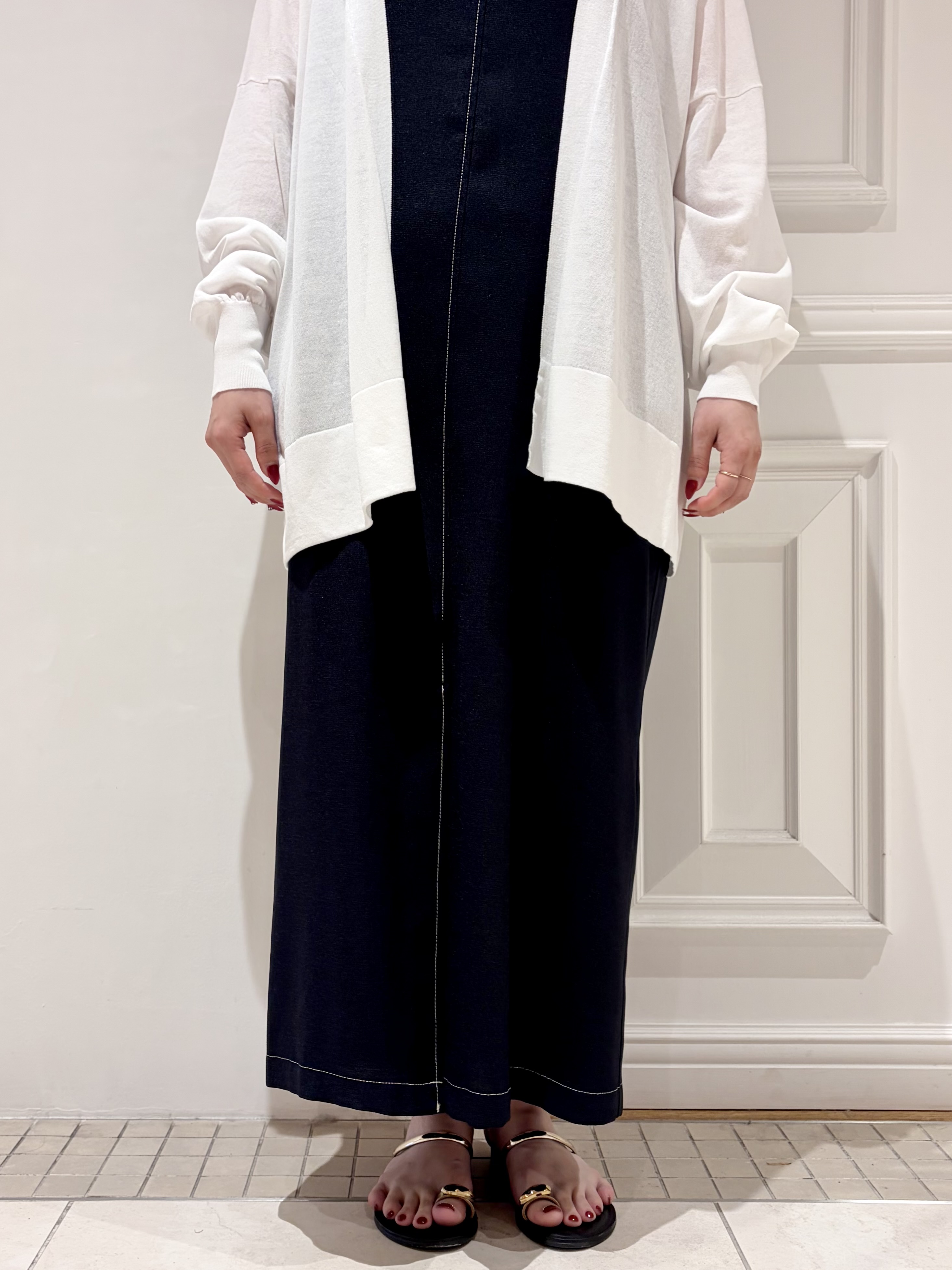 minowaさんの「DRESSTERIOR｜◆【接触冷感/UVカット】ウォッシャブル スピンコットン カーディガン」を使ったコーディネート