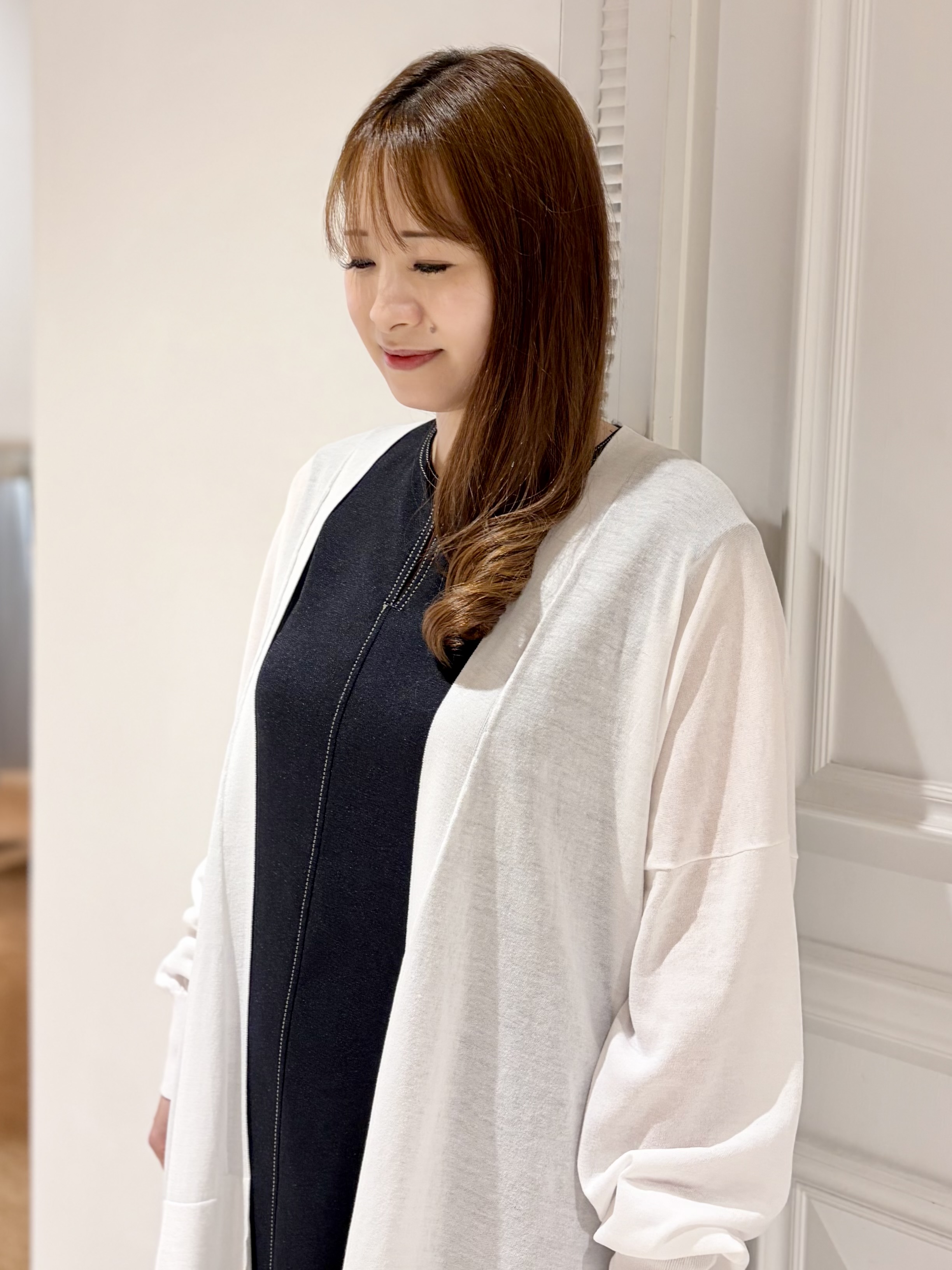 minowaさんの「DRESSTERIOR｜◆【接触冷感/UVカット】ウォッシャブル スピンコットン カーディガン」を使ったコーディネート