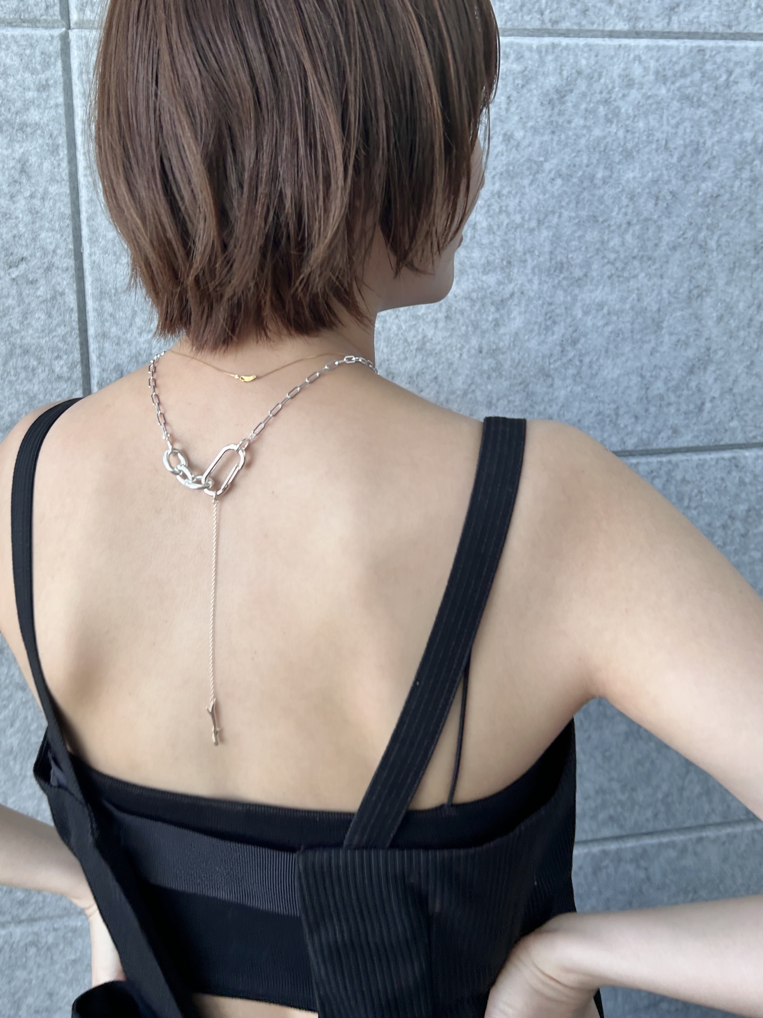 harunaさんの「CODE A｜corset stripe camisole」を使ったコーディネート